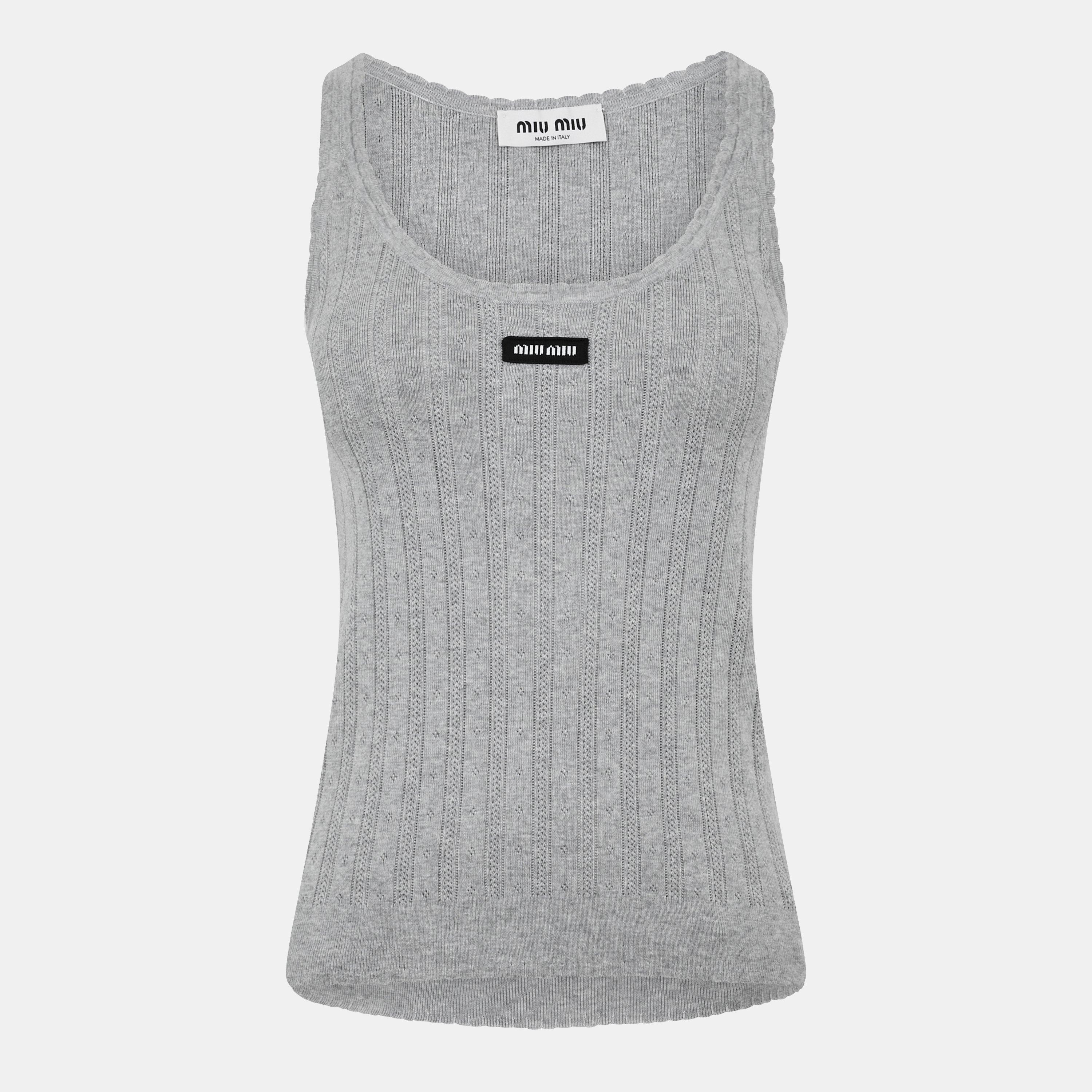 Grigio - Miu Miu - Women's Tank Top - 1