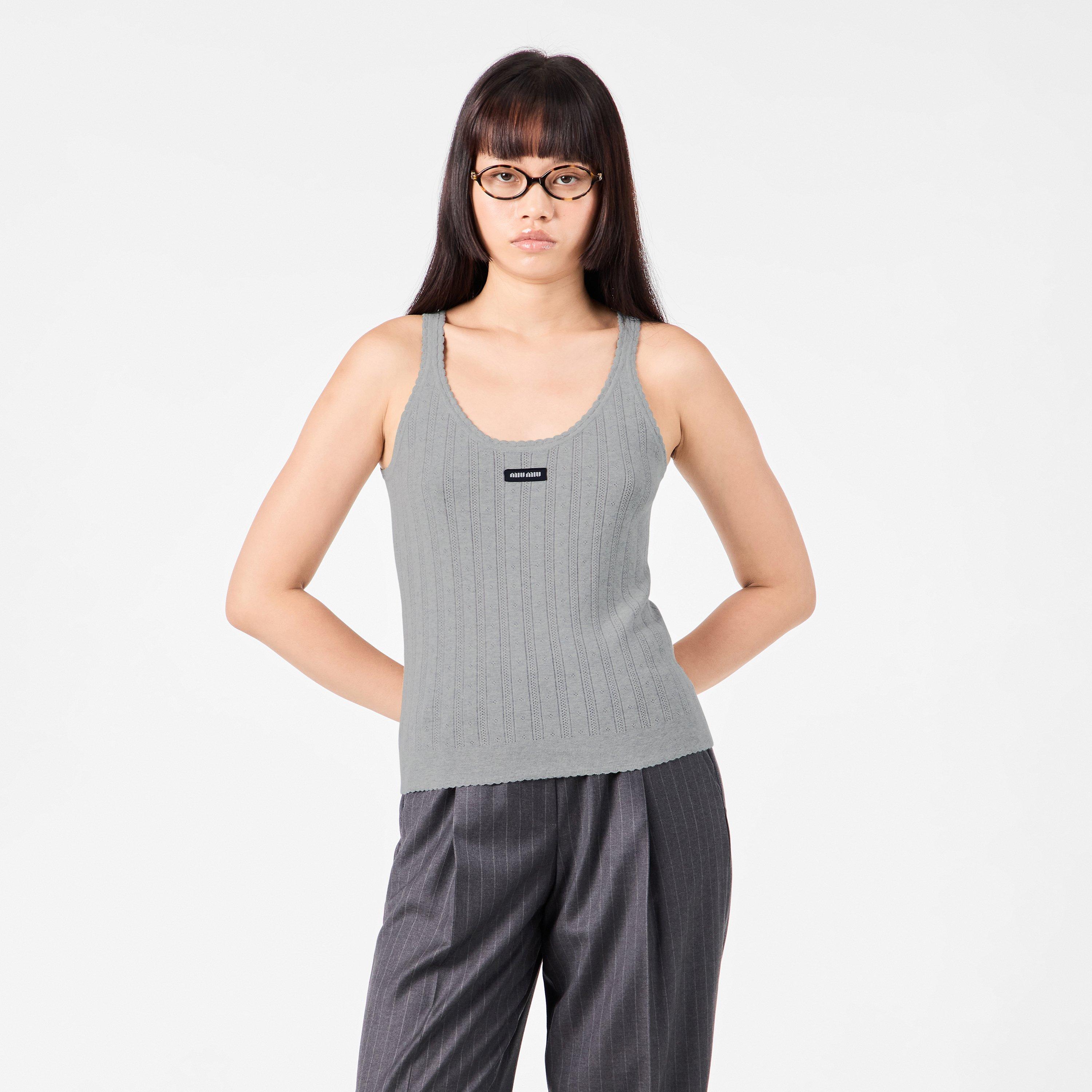 Grigio - Miu Miu - Women's Tank Top - 3