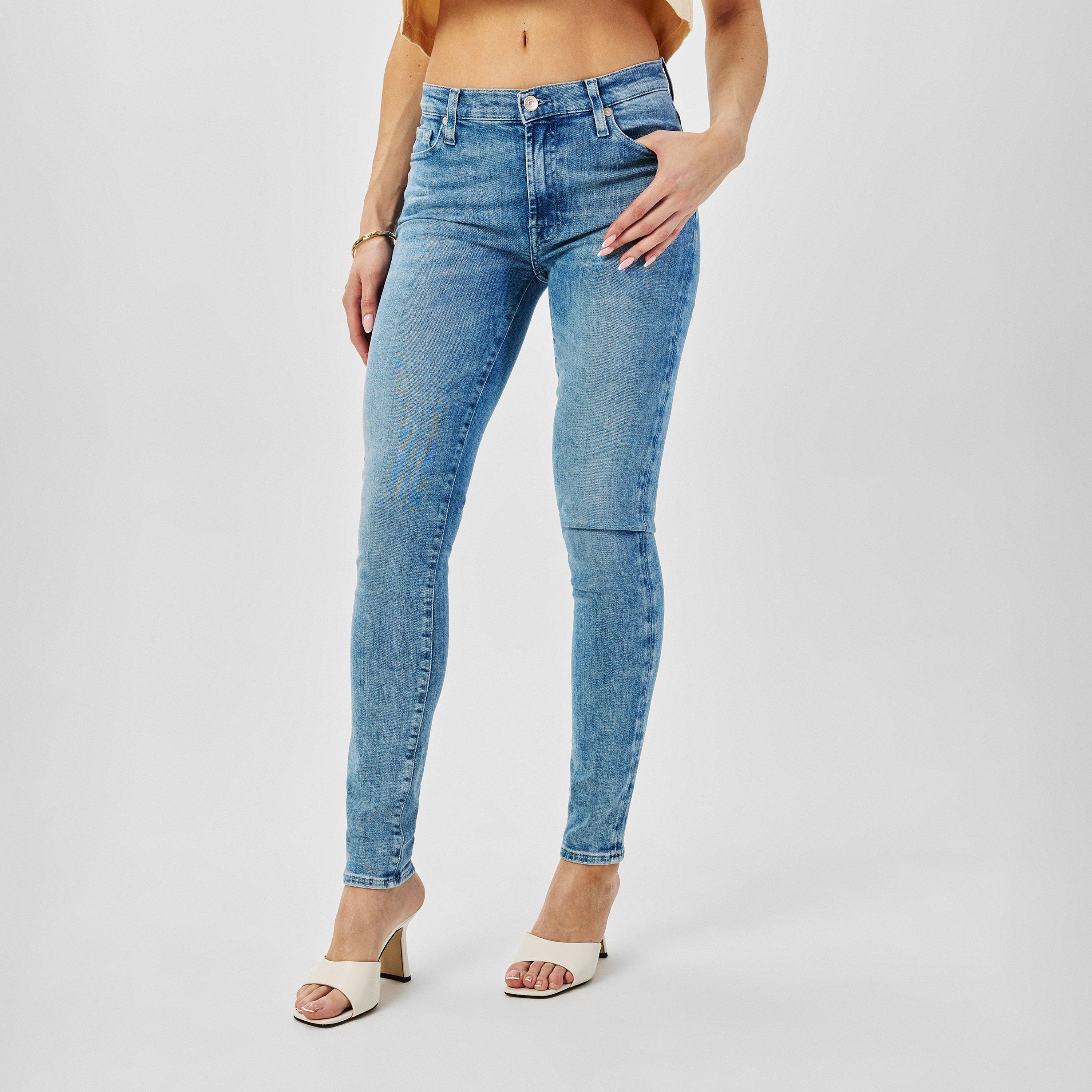 Blissful - 7 For All Mankind - Women's High Waist Skinny Jeans - 3