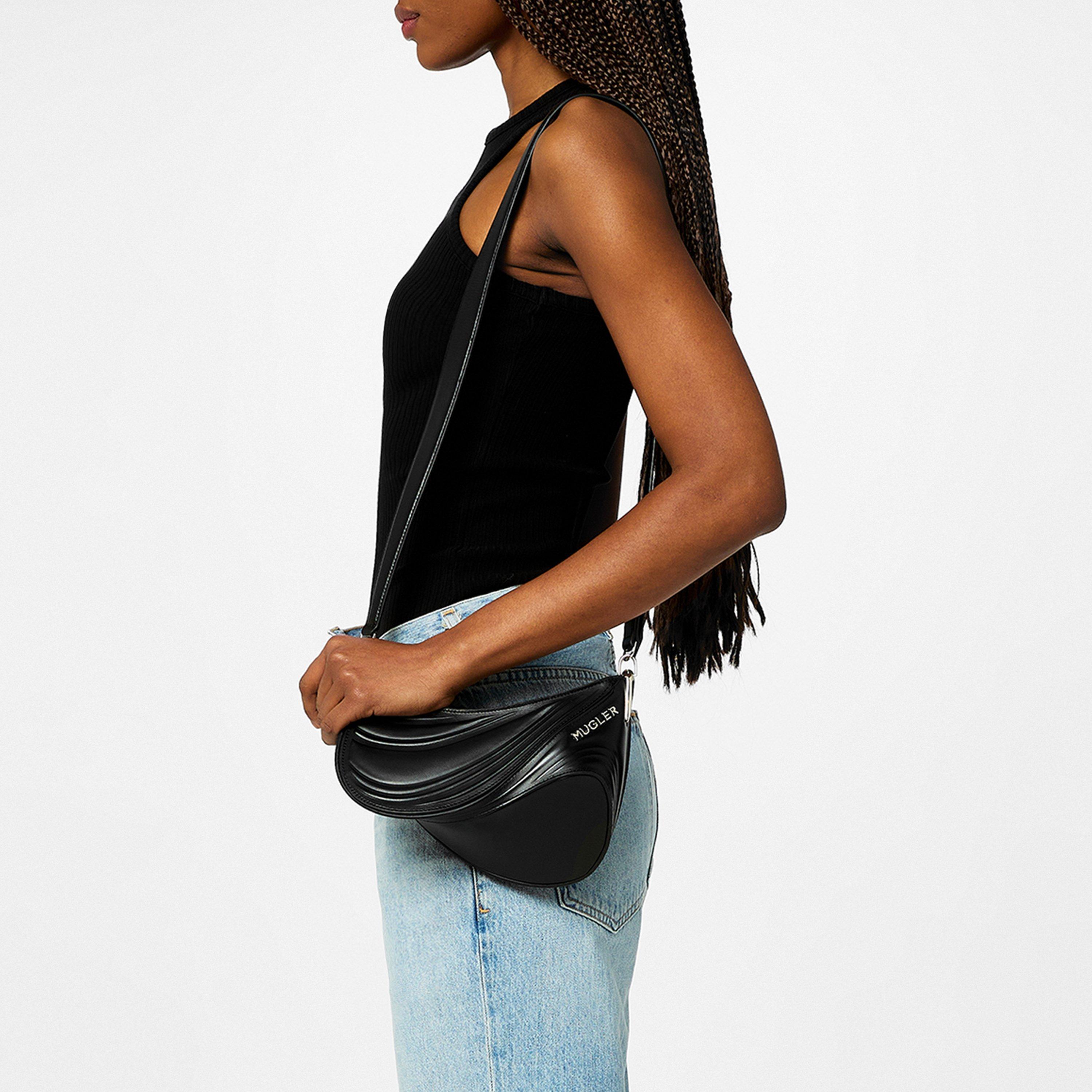 Black - Agolde - Bea Cutaway Tank Top - 2