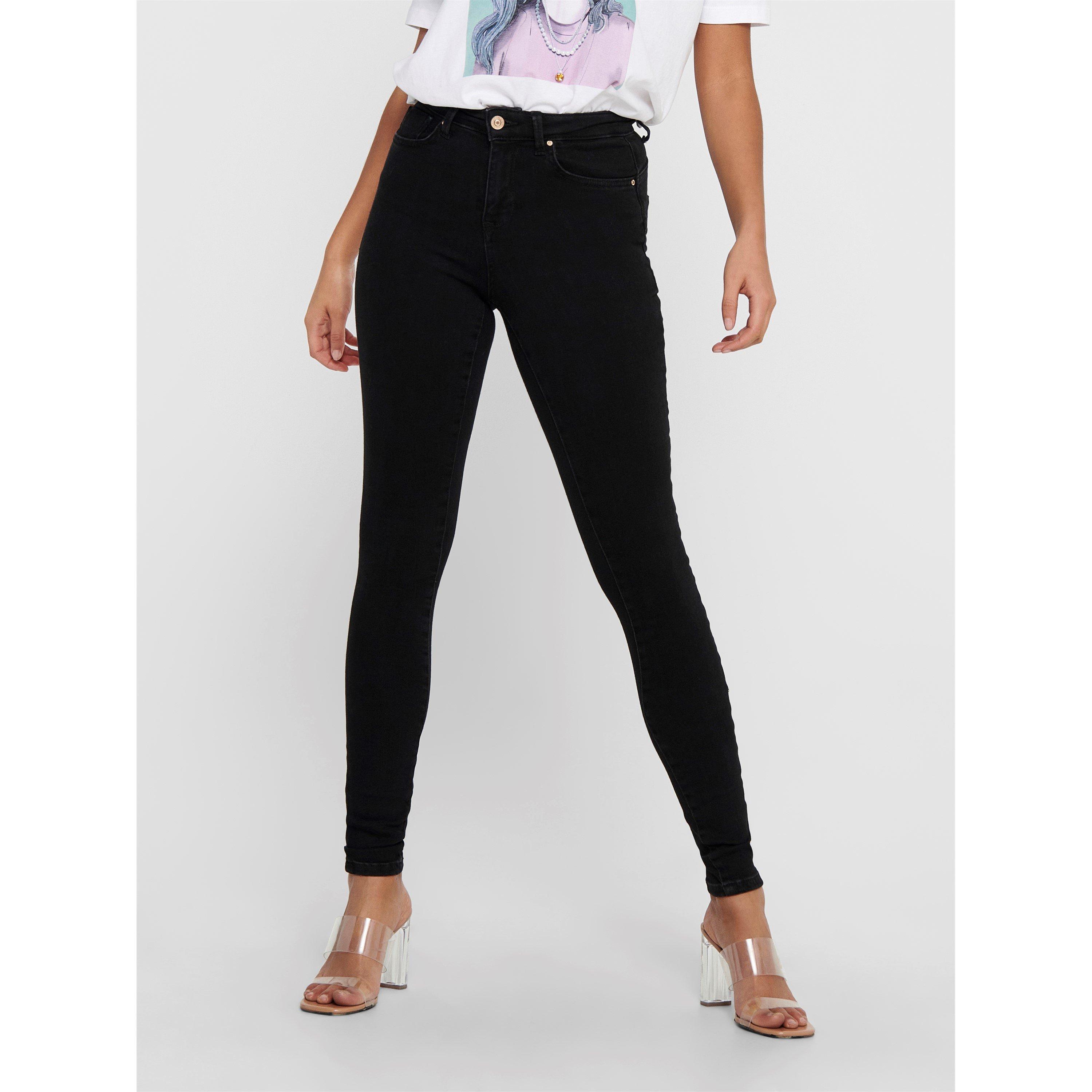 Only Women's Skinny Jeans - Black - XS L30