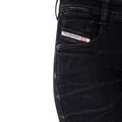 Noir 02 - Diesel Jeans - stonewashed logo-print shorts Grey - 6