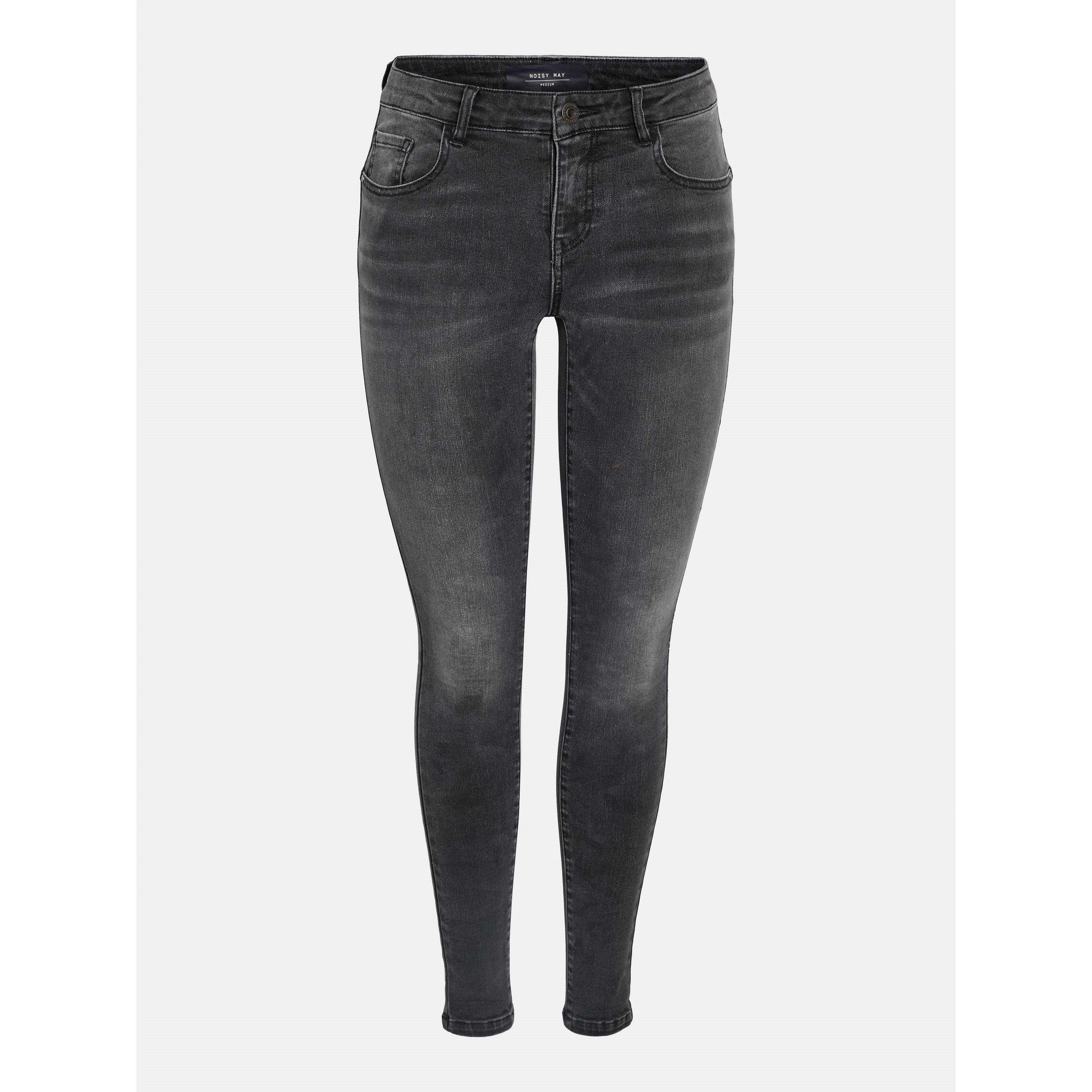 Noisy May Women's Shaper Skinny Jeans - Dark Grey Denim - 27 L32