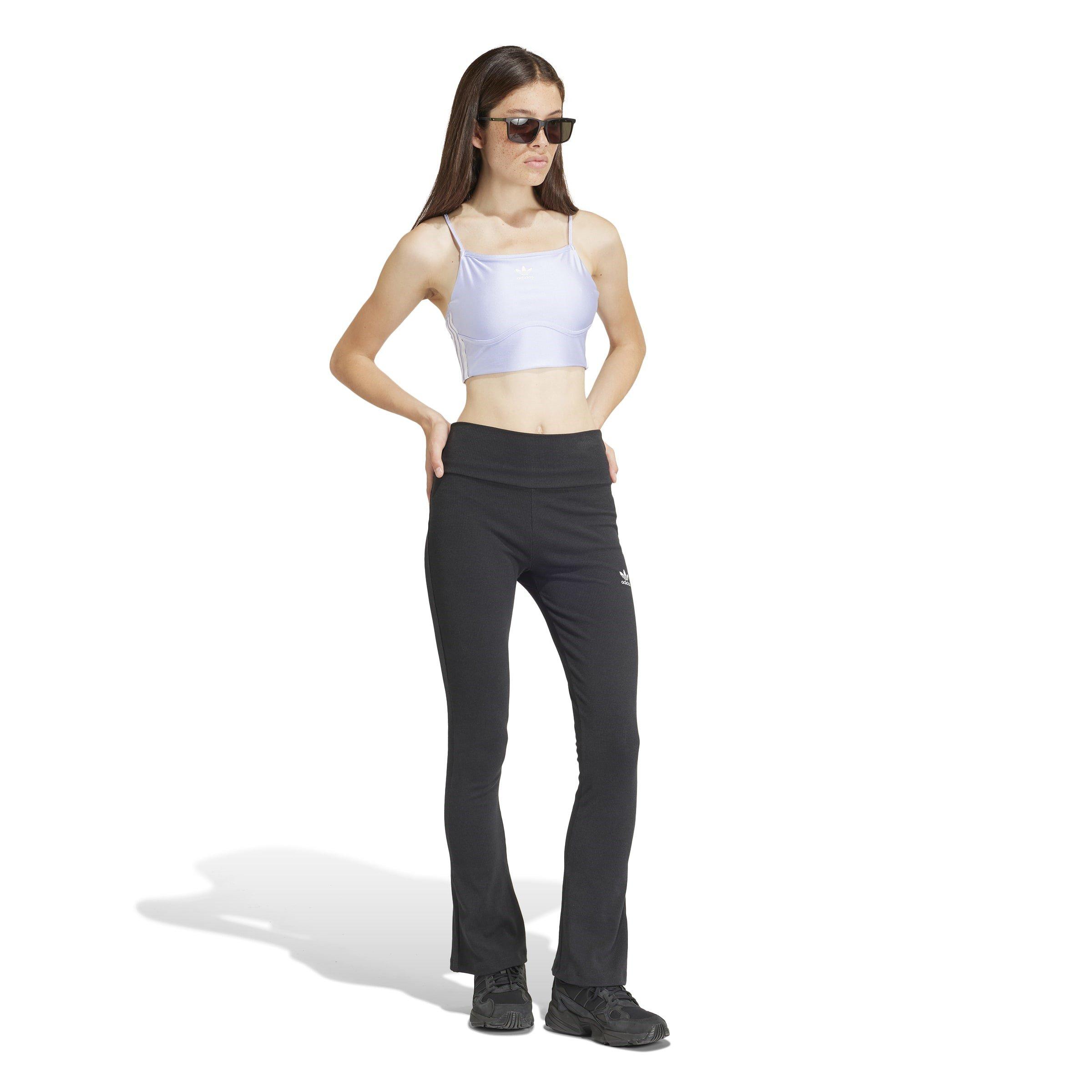 Purple - adidas Originals - 3-Stripe Bra Top Womens - 4