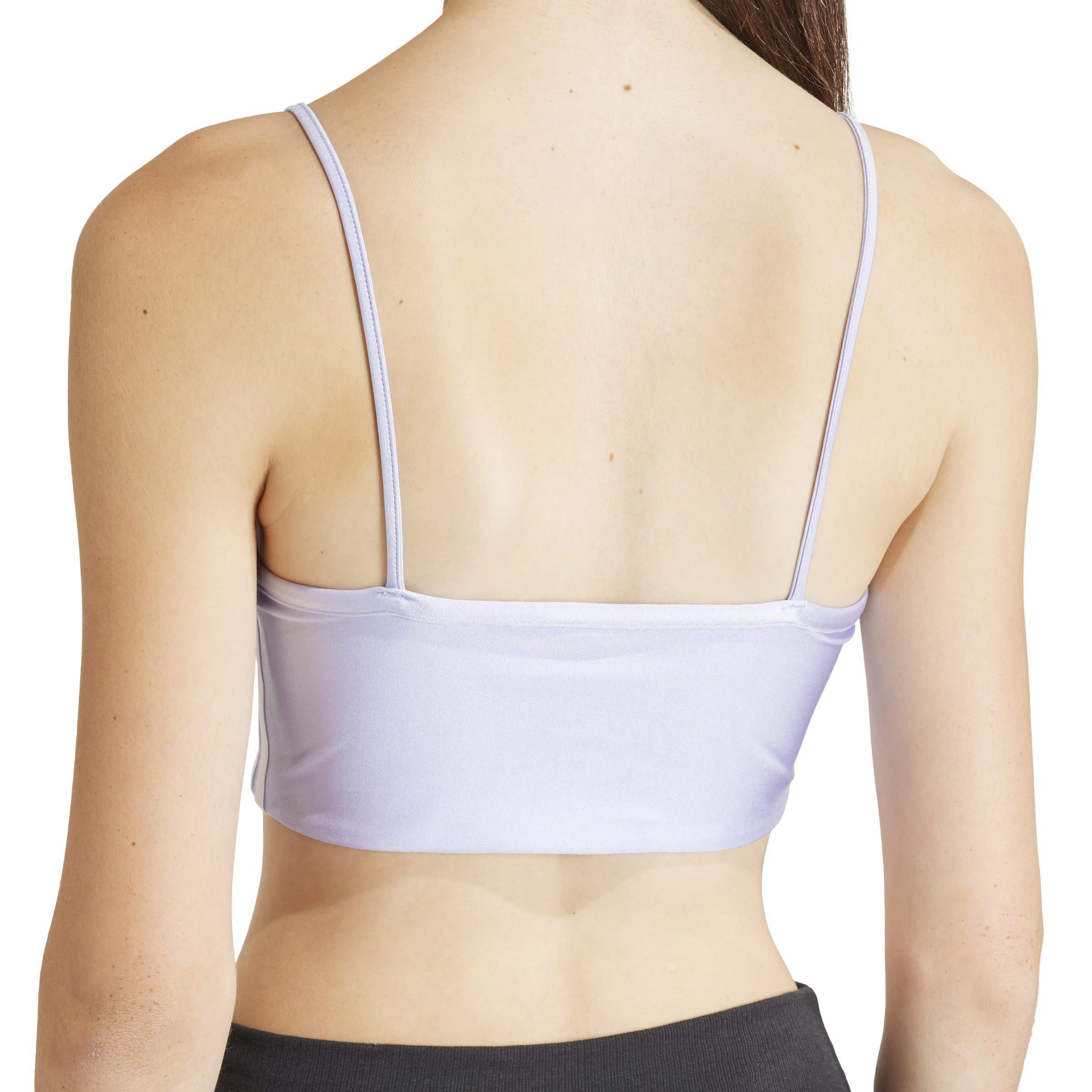 Purple - adidas Originals - 3-Stripe Bra Top Womens - 6