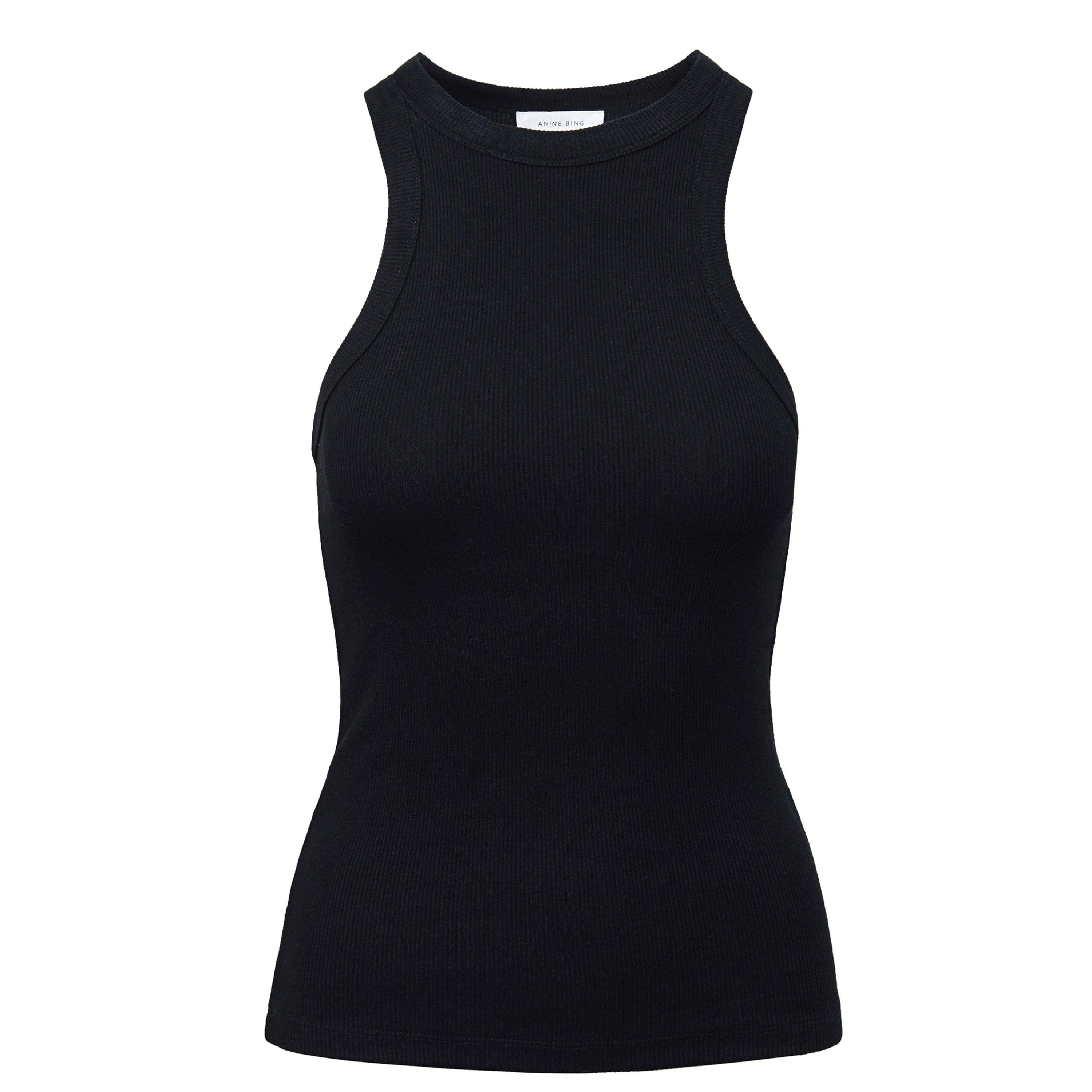 Black - Anine Bing - Womens Eva Tank - 8
