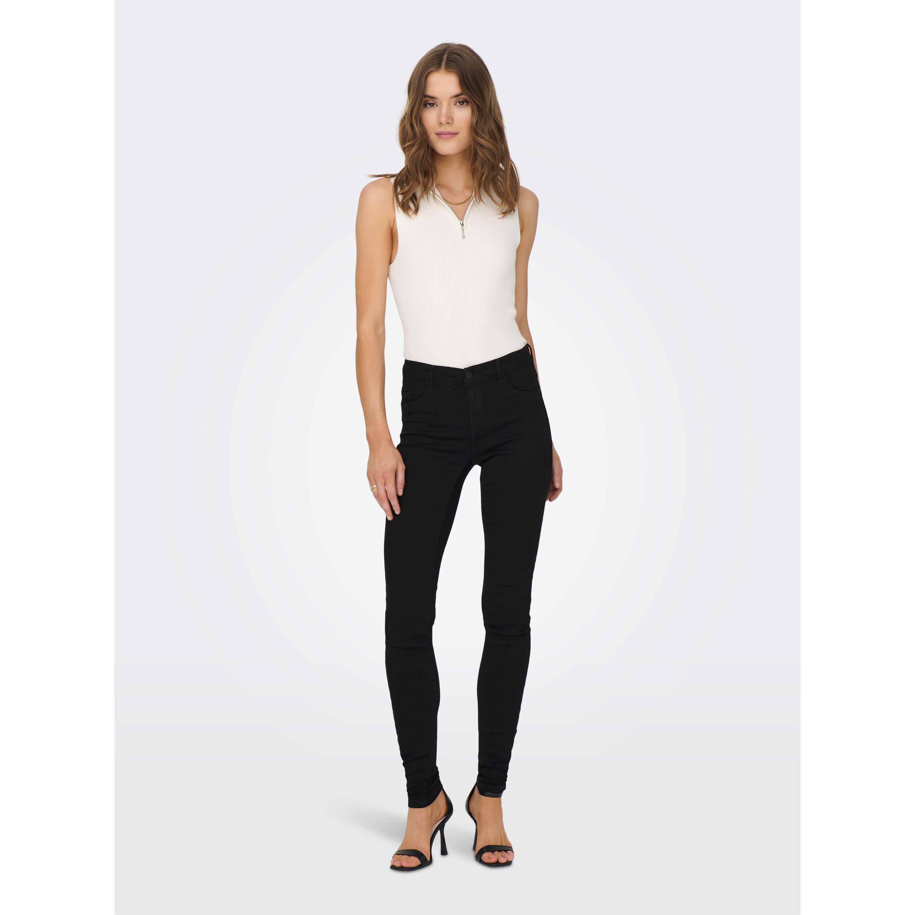 Zwarte Denim - Only - Rain Skinny Jeans - 2