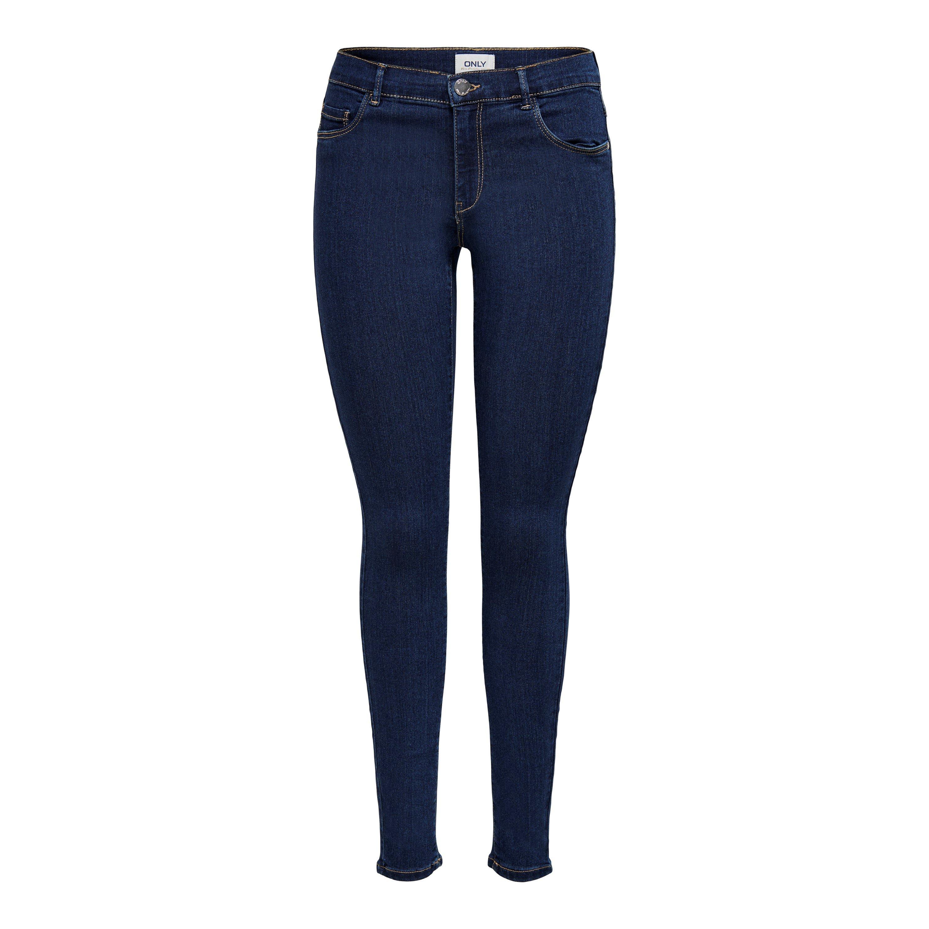 Tamno plava - Only - Women's Rain Skinny Jeans - 5