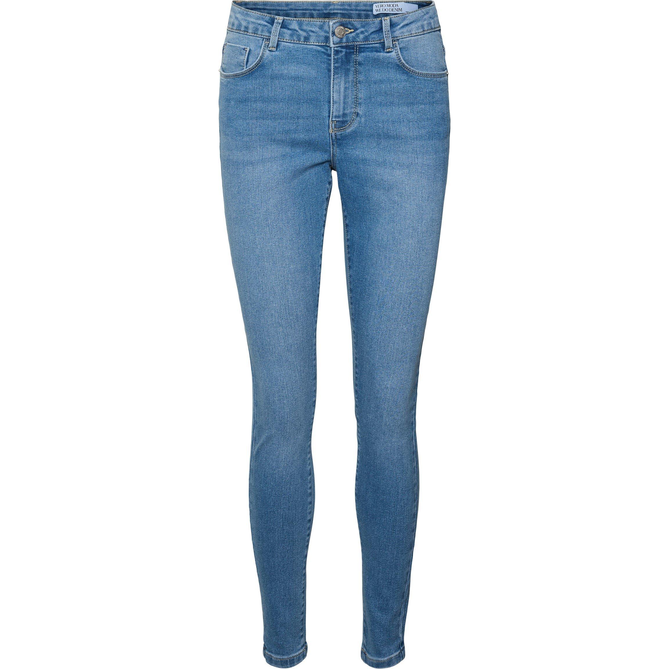 Middenblauwe spijkerstof - Vero Moda - Skinny Jeans - 6