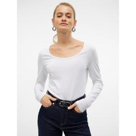 Vero Moda Maxi Long Sleeve U-Neck T-Shirt