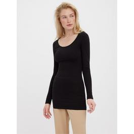 Vero Moda Long Sleeve U Neck T Shirt