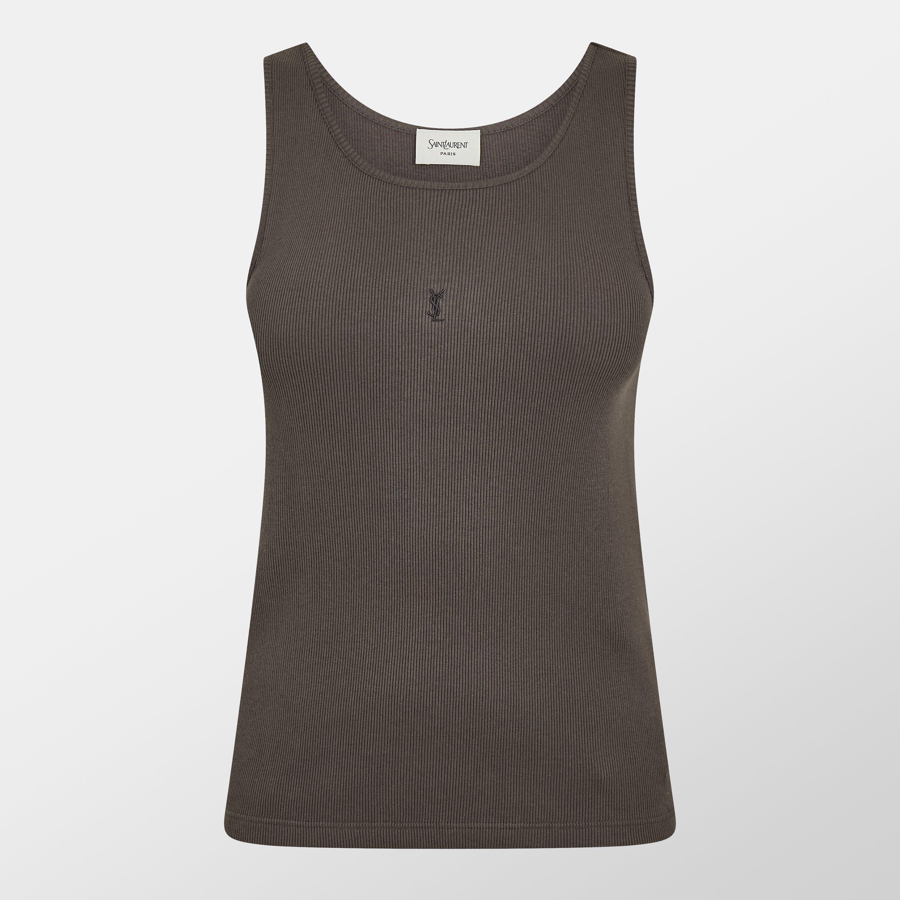 トップス 2012 SAINT LAURENT PARIS Snake tank top Saint Laurent | Cassandre Striped Tank Top | Tank Tops