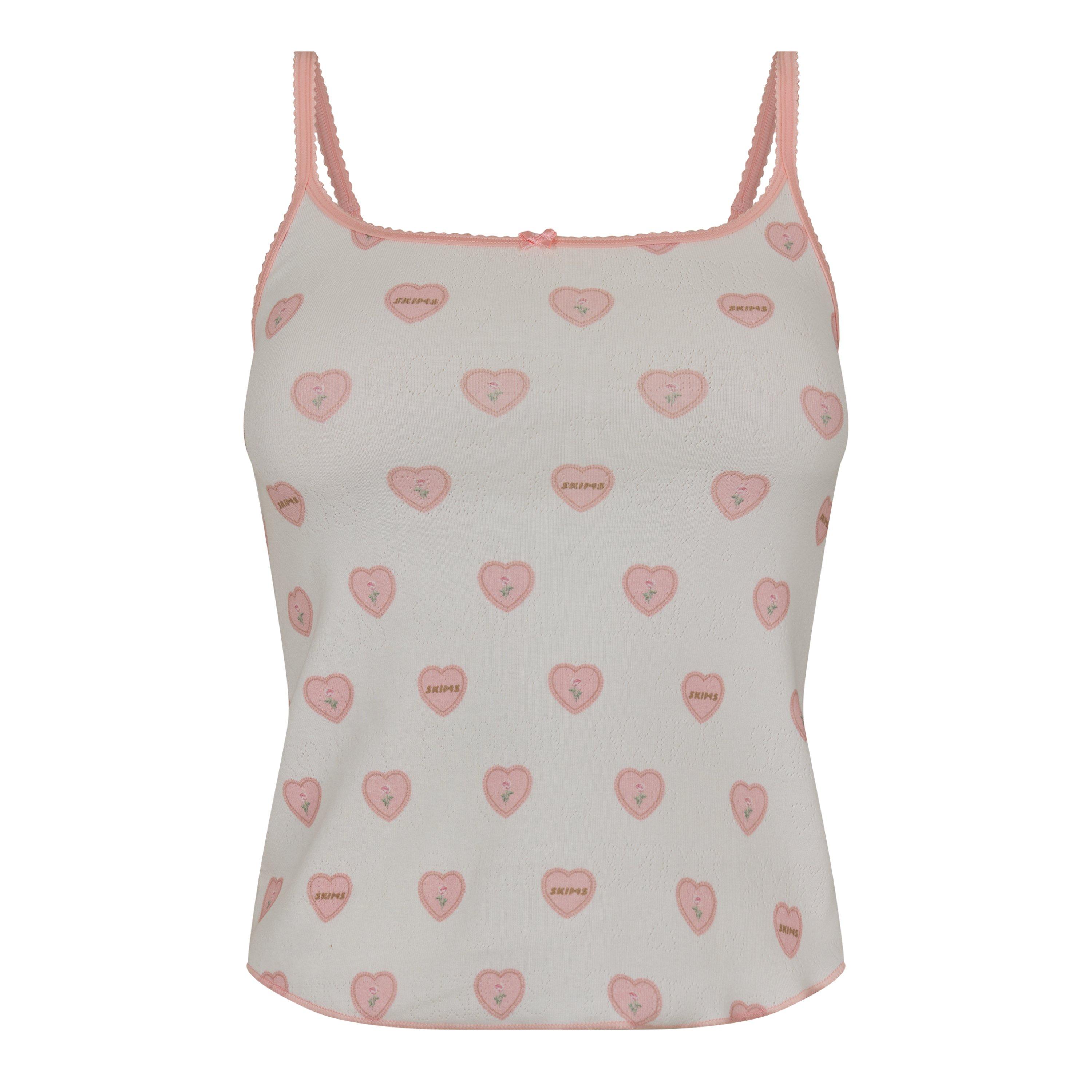 SNOW HEARTS - SKIMS - Womens Pointelle Tank - 1