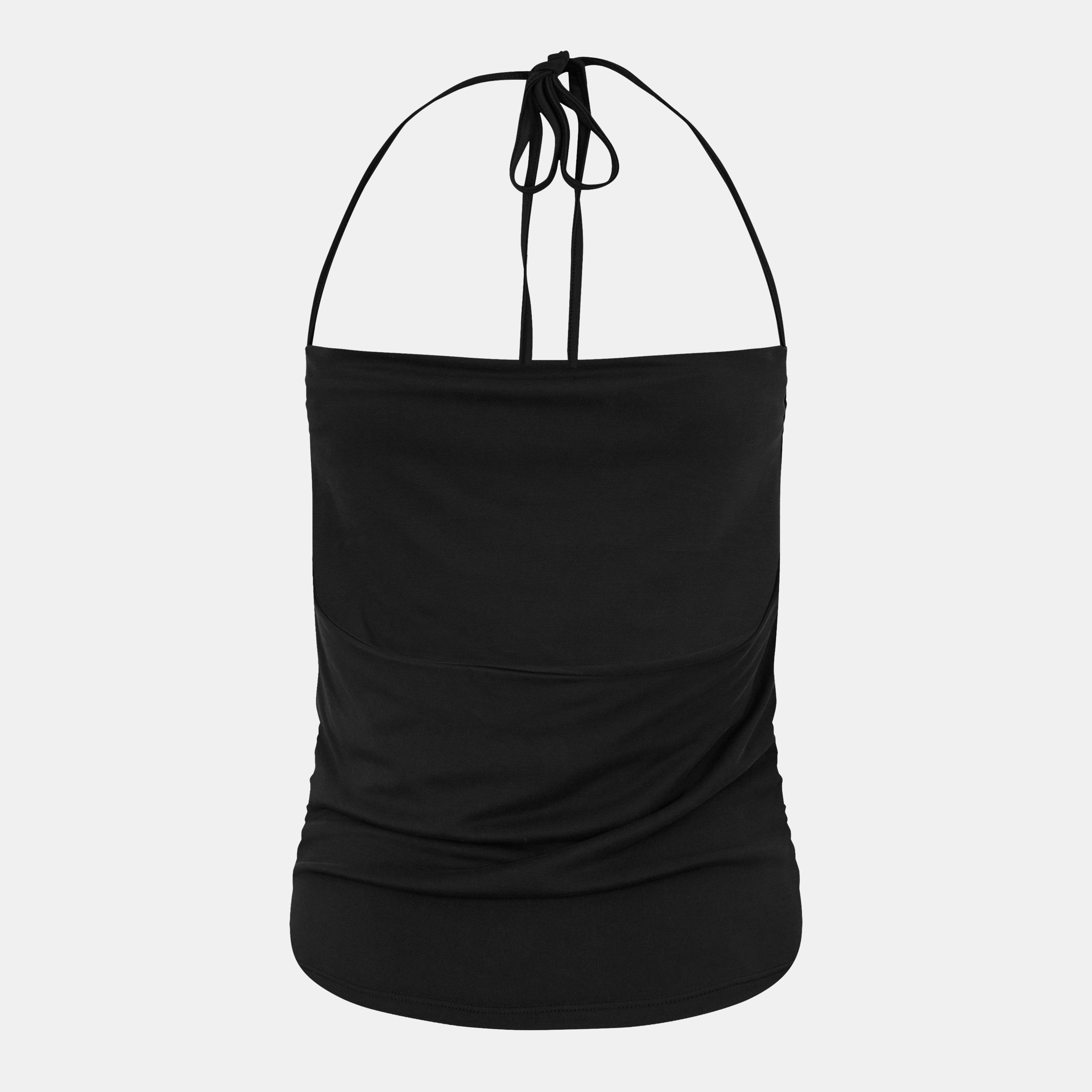 Preto - Jack Wills - Slinky Halter Neck Cami Top - 2