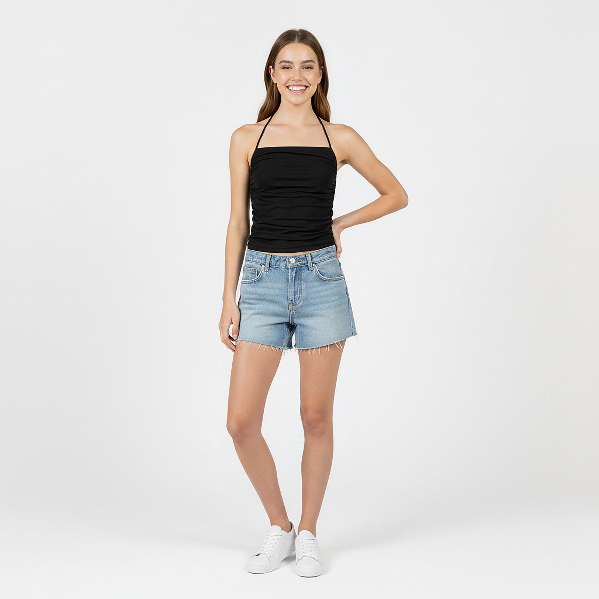 Black - Jack Wills - Women's Slinky Halter Neck Cami Top - 5