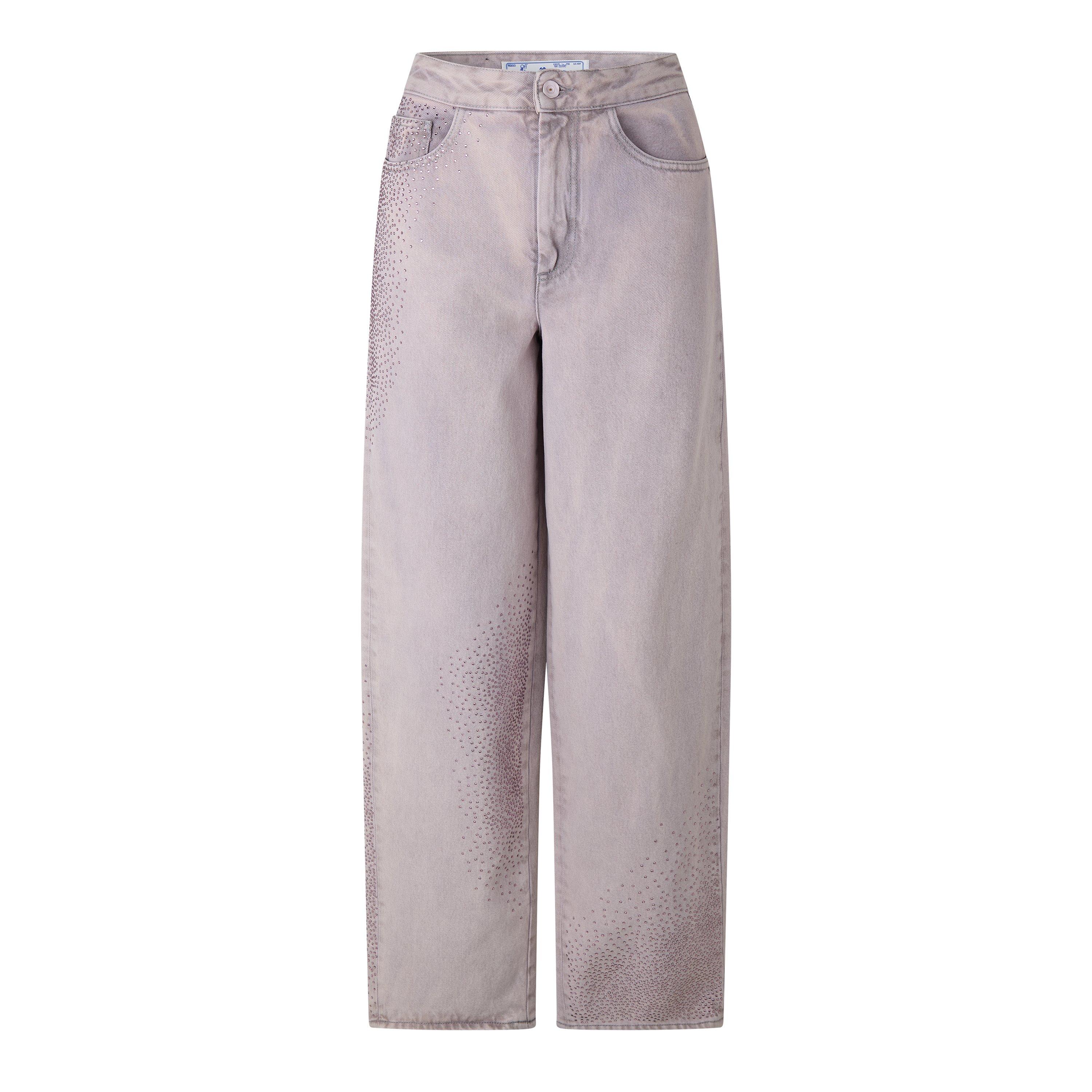 Lilac - Off White - Women's Slim Fit Jeans - 1