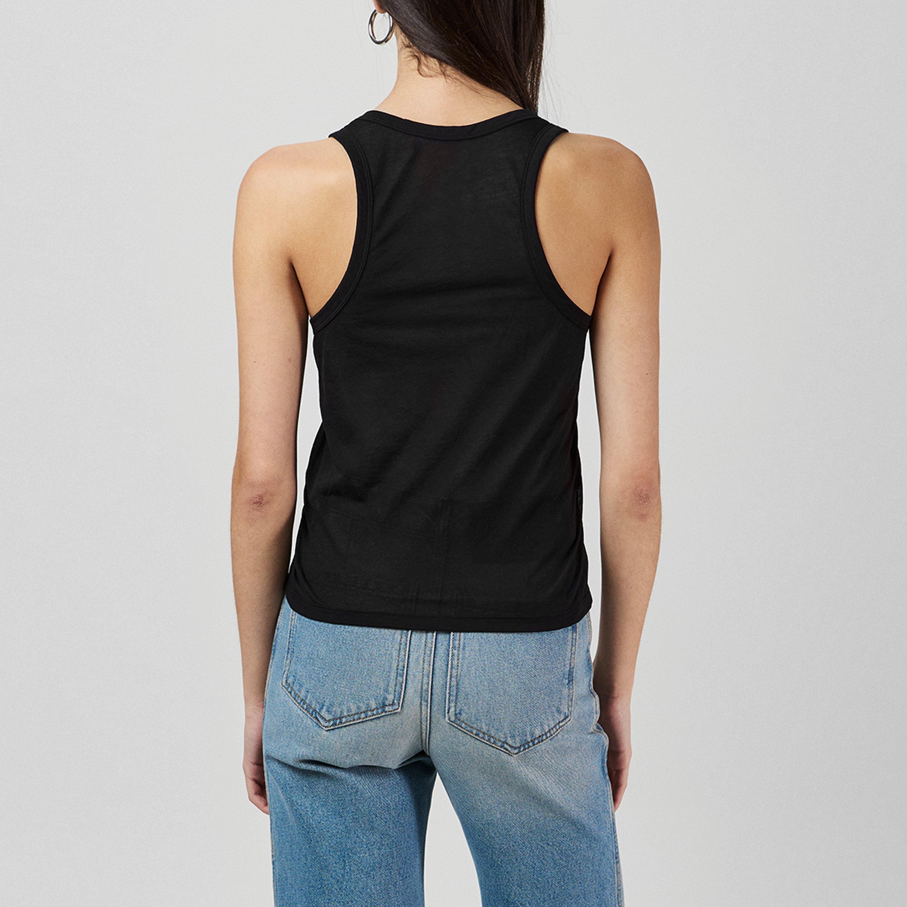 Black - Victoria Beckham - Women's Logo Vest - 3