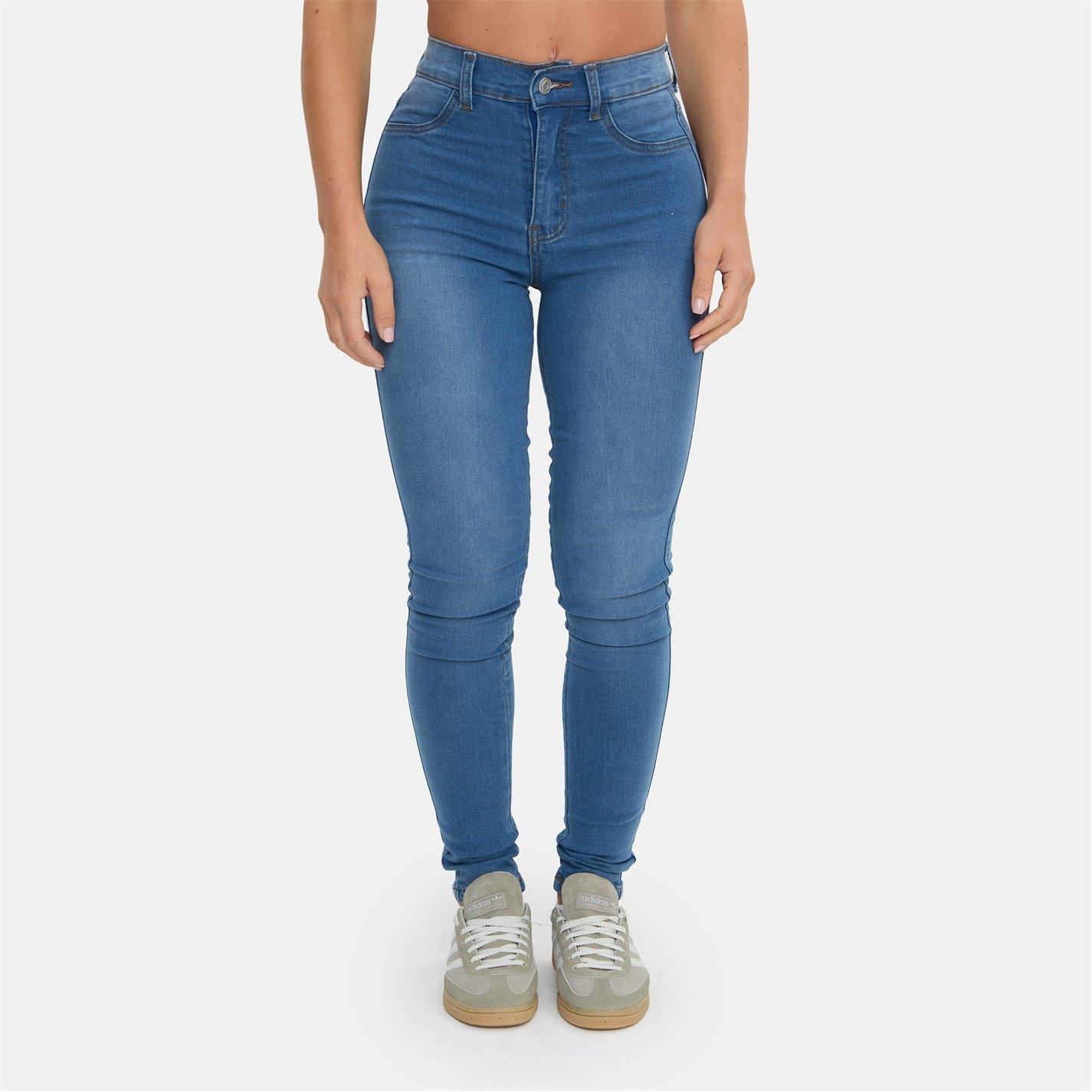 Mid Blue - I Saw It First - High Waisted Skinny Jean - 2