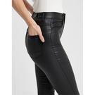 Noir - Only - Only PU Coated Trousers For Ladies - 5