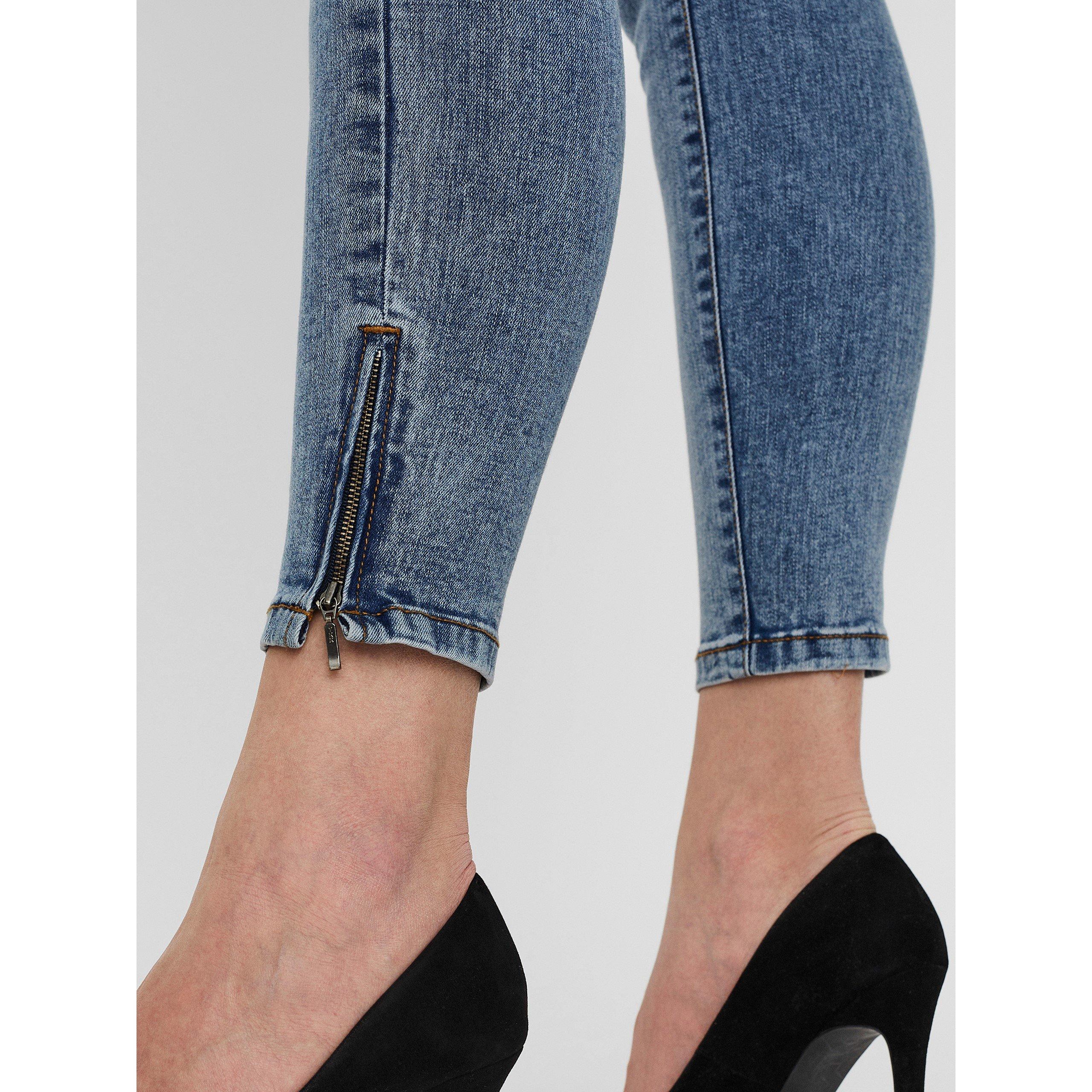 Hellblaue Jeans - Vero Moda - Women's Skinny Jeans - 5