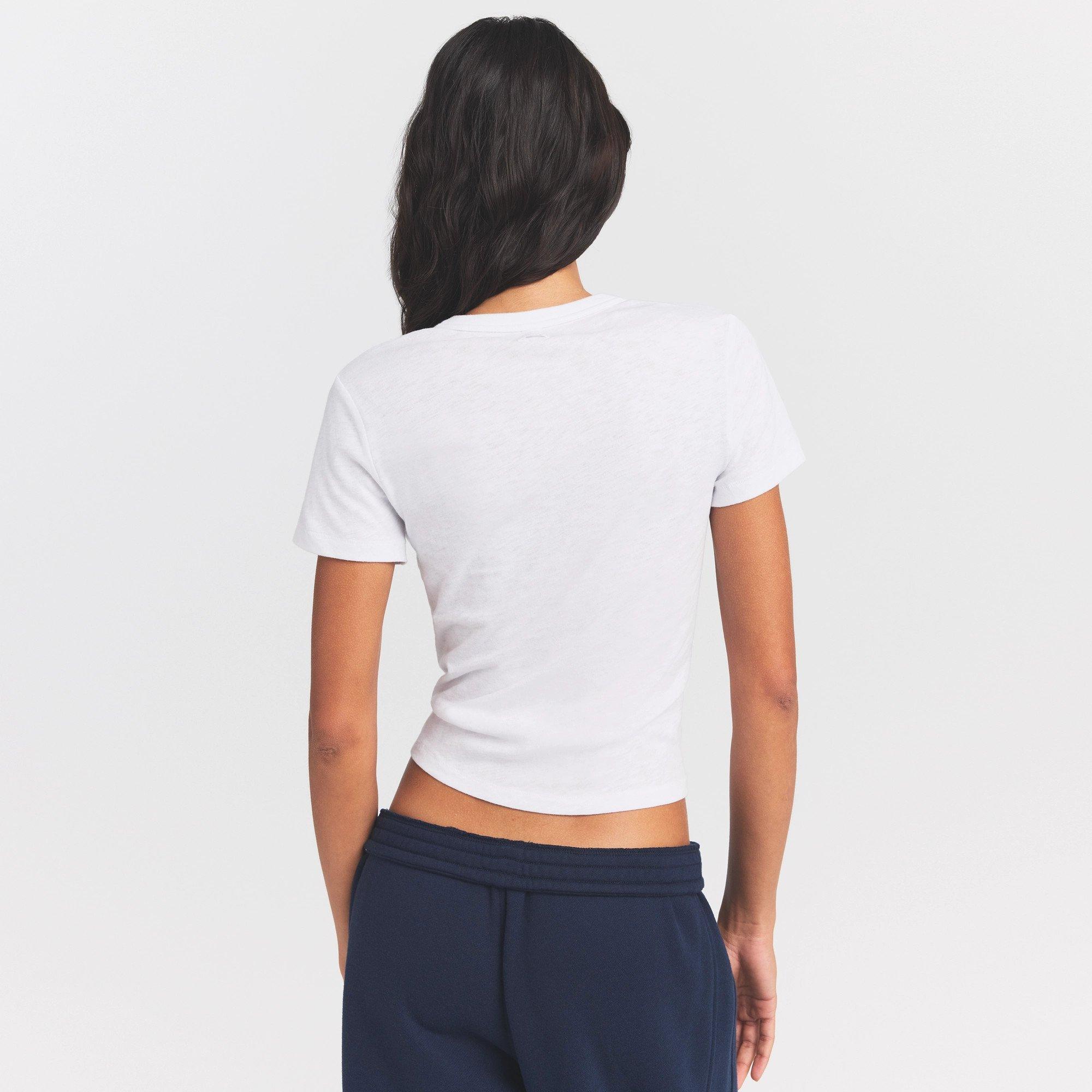 SNOW - SKIMS - Women's Baby V N Tee Cami Top - 3