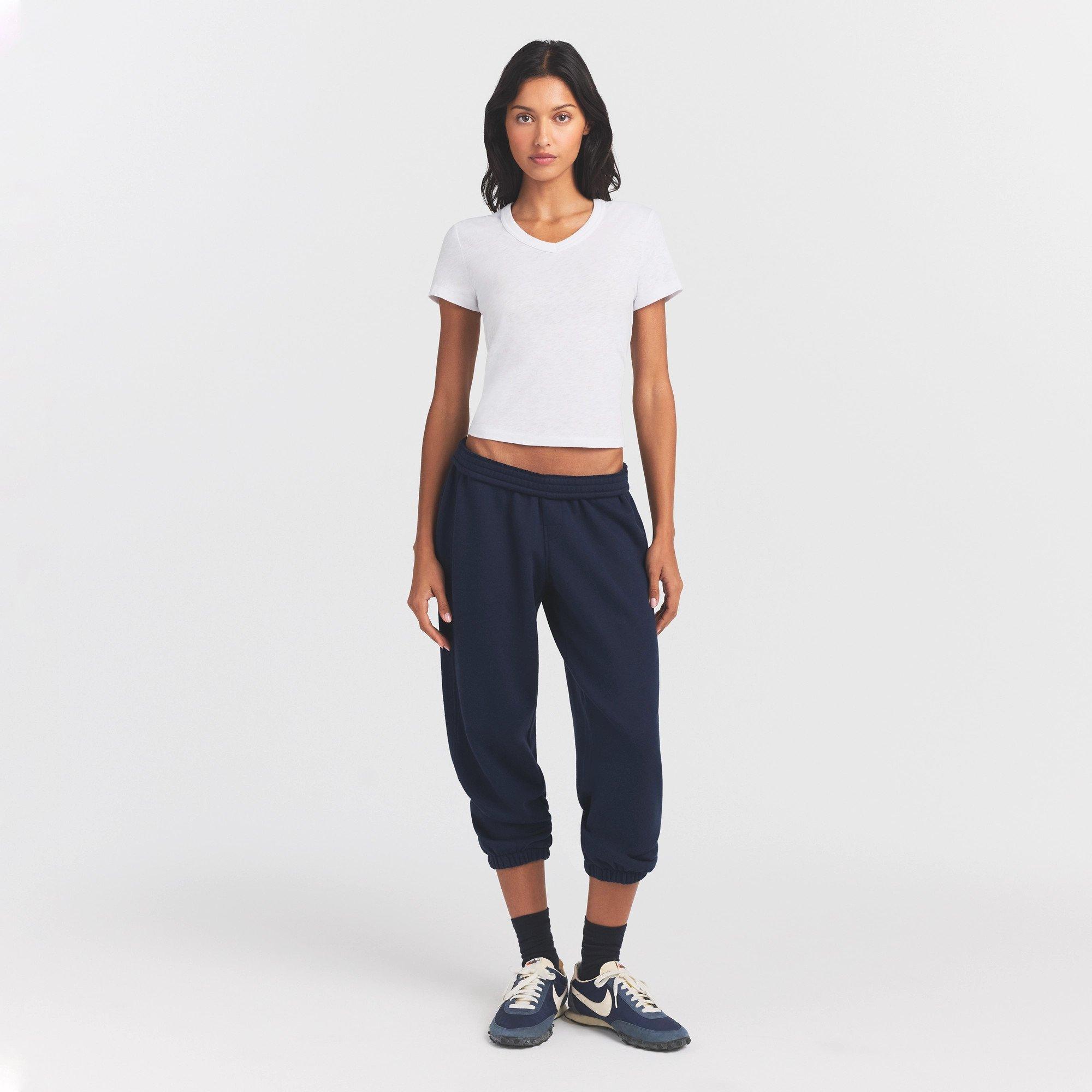 SNOW - SKIMS - Women's Baby V N Tee Cami Top - 5