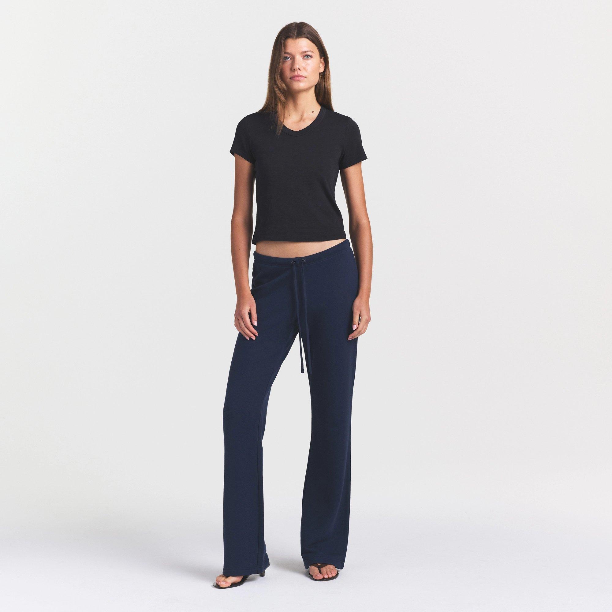 WASHED ONYX - SKIMS - Women's Baby V N Tee Cami Top - 5