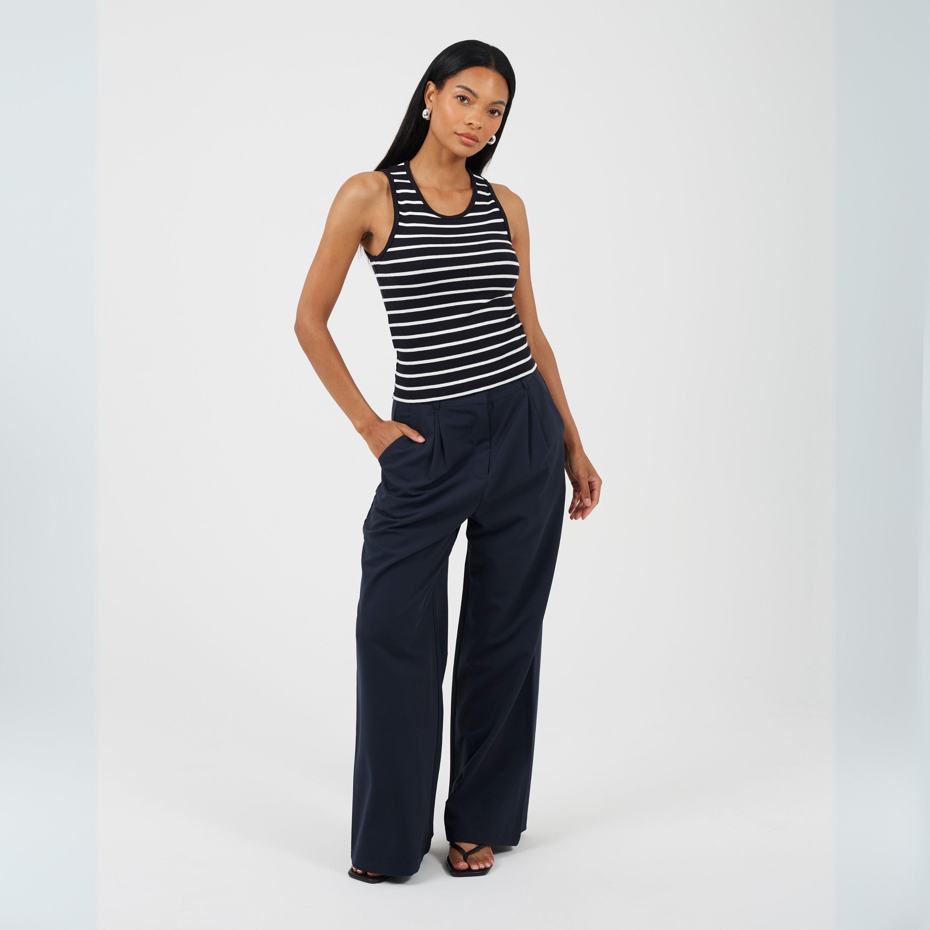 Sort/Fløde - Brave Soul - Tank Top Ld99 - 4