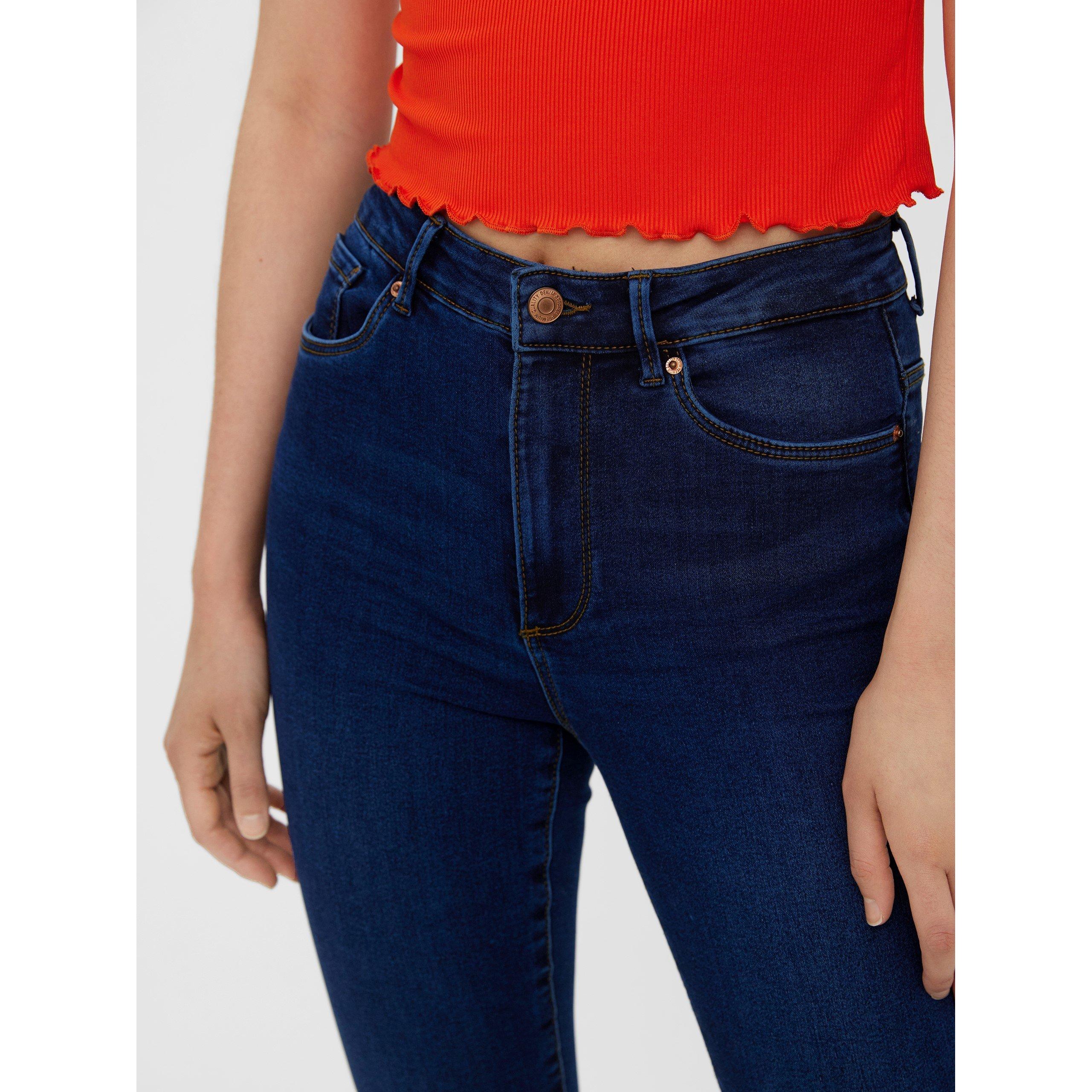 Denim blu scuro. - Vero Moda - Women's Skinny Jeans - 4