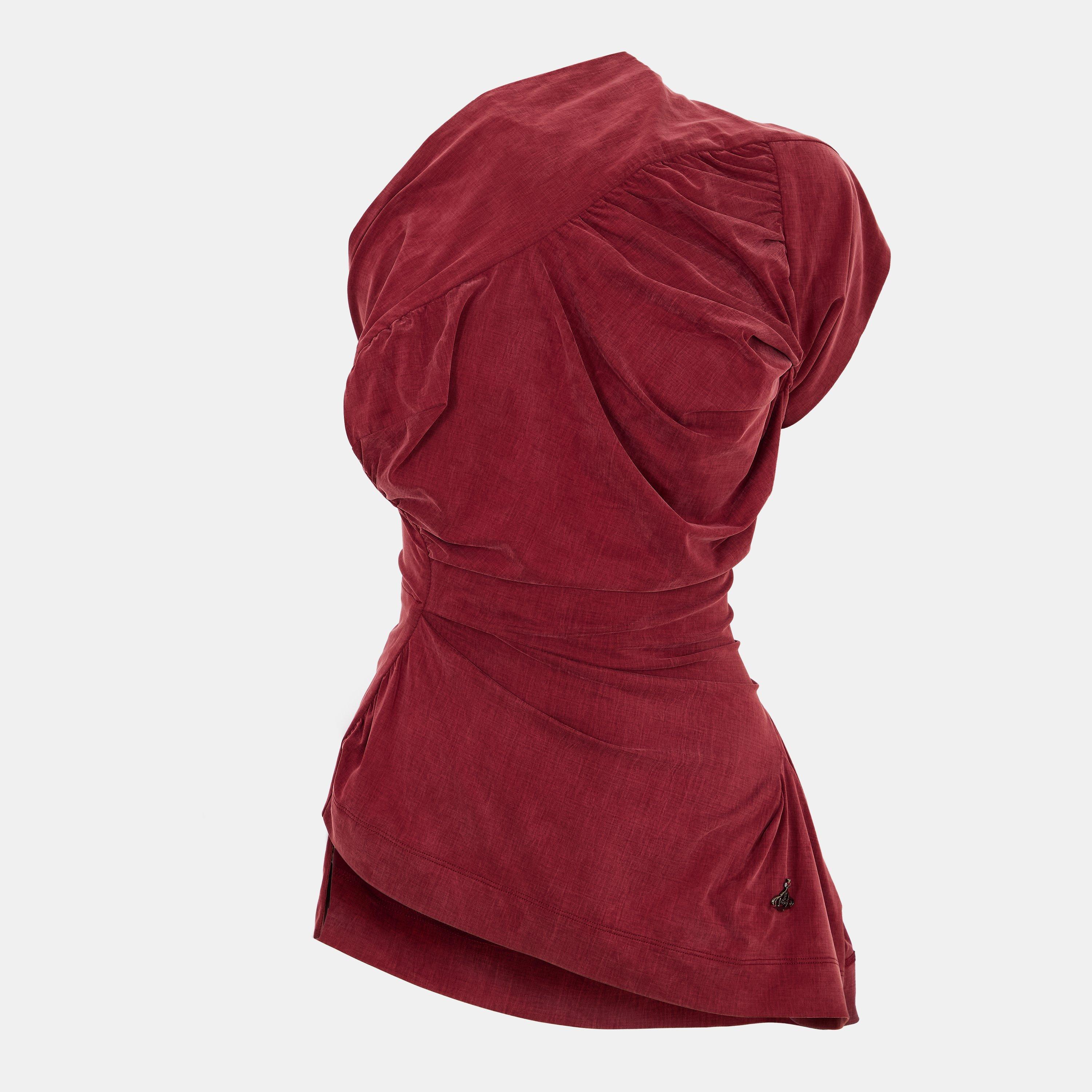 Burgundy - Vivienne Westwood - Women's Viv Andalse Cami Top - 1
