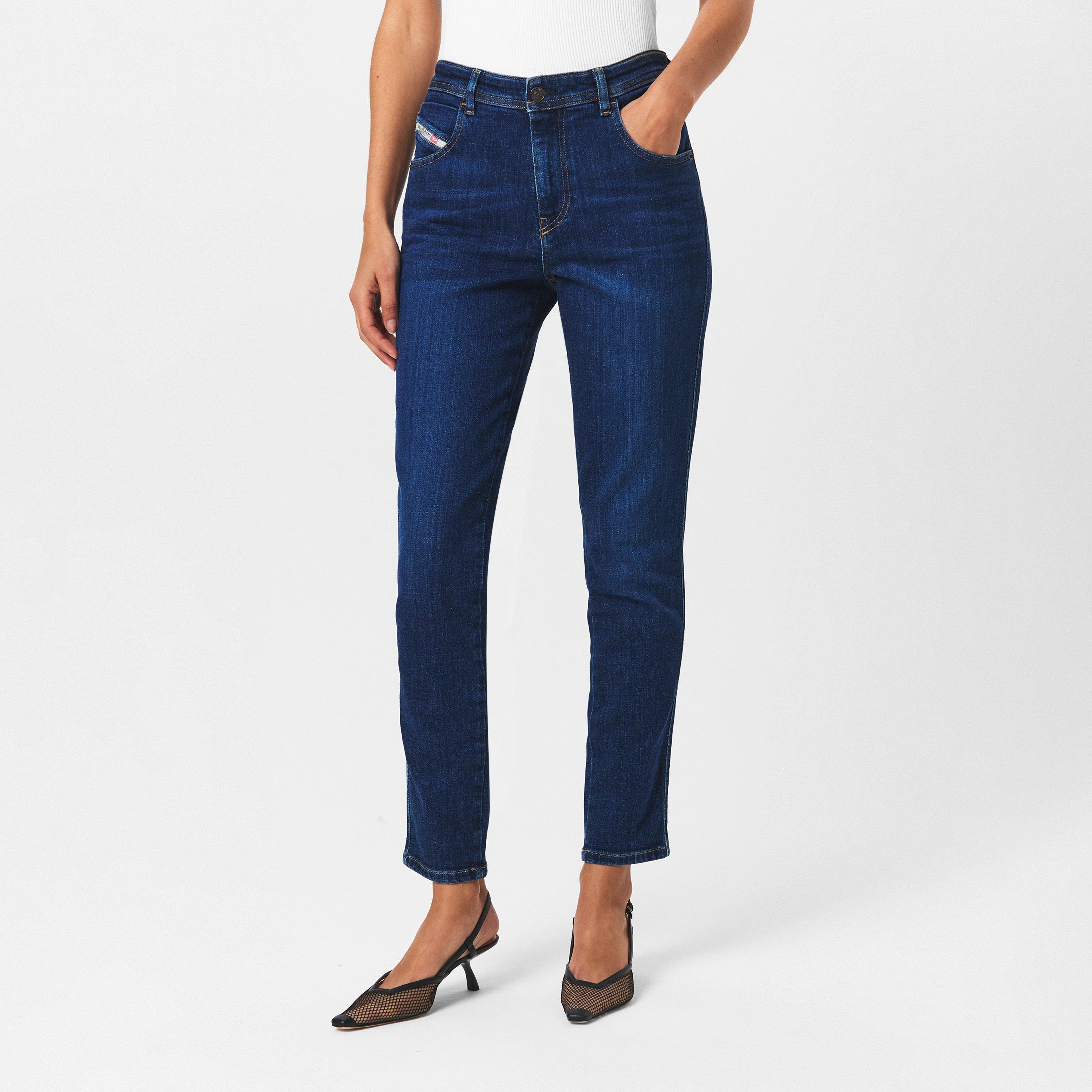 Blue Denim - Diesel - Women's Skinny Jeans - 3