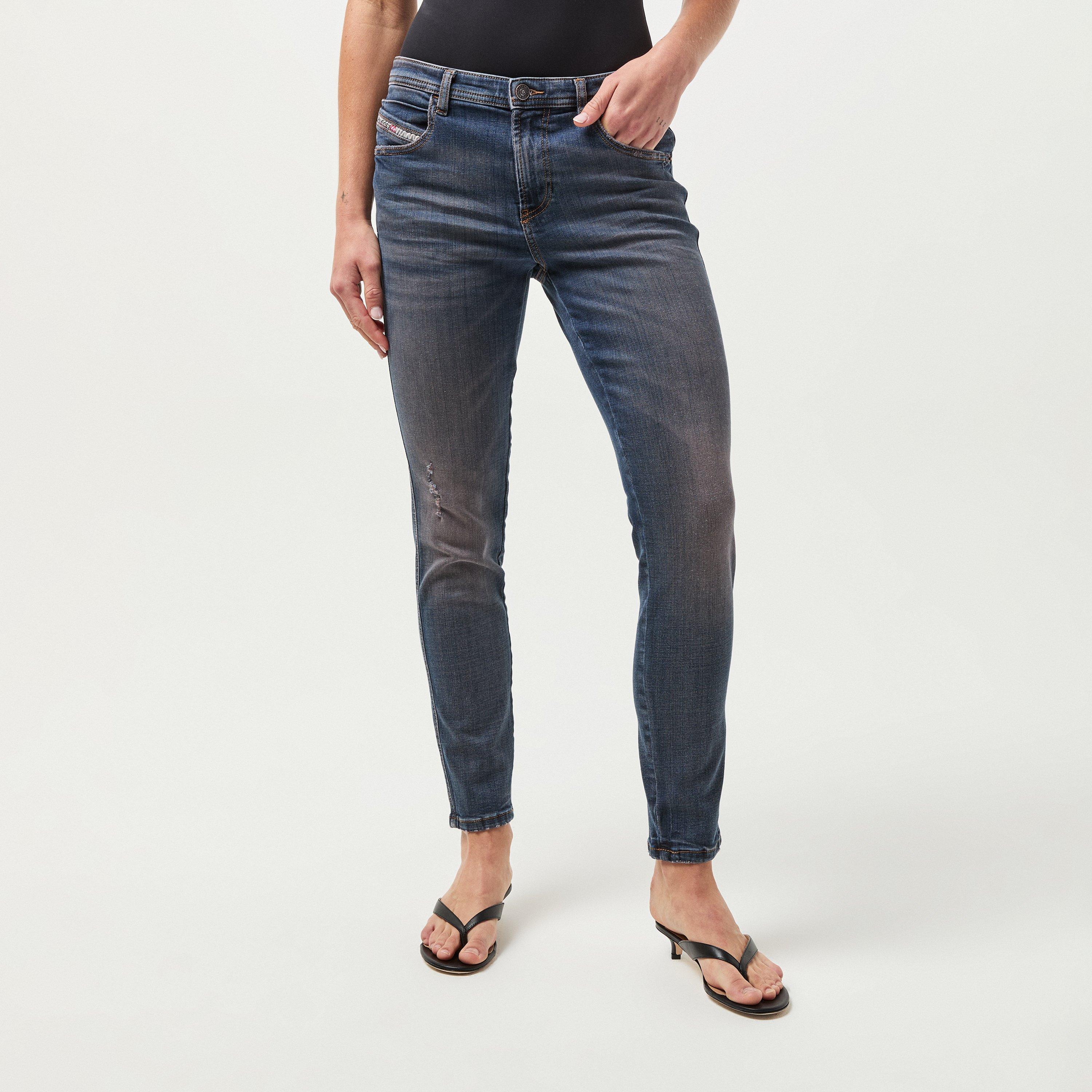 Blue Denim - Diesel - Women's Skinny Jeans - 3