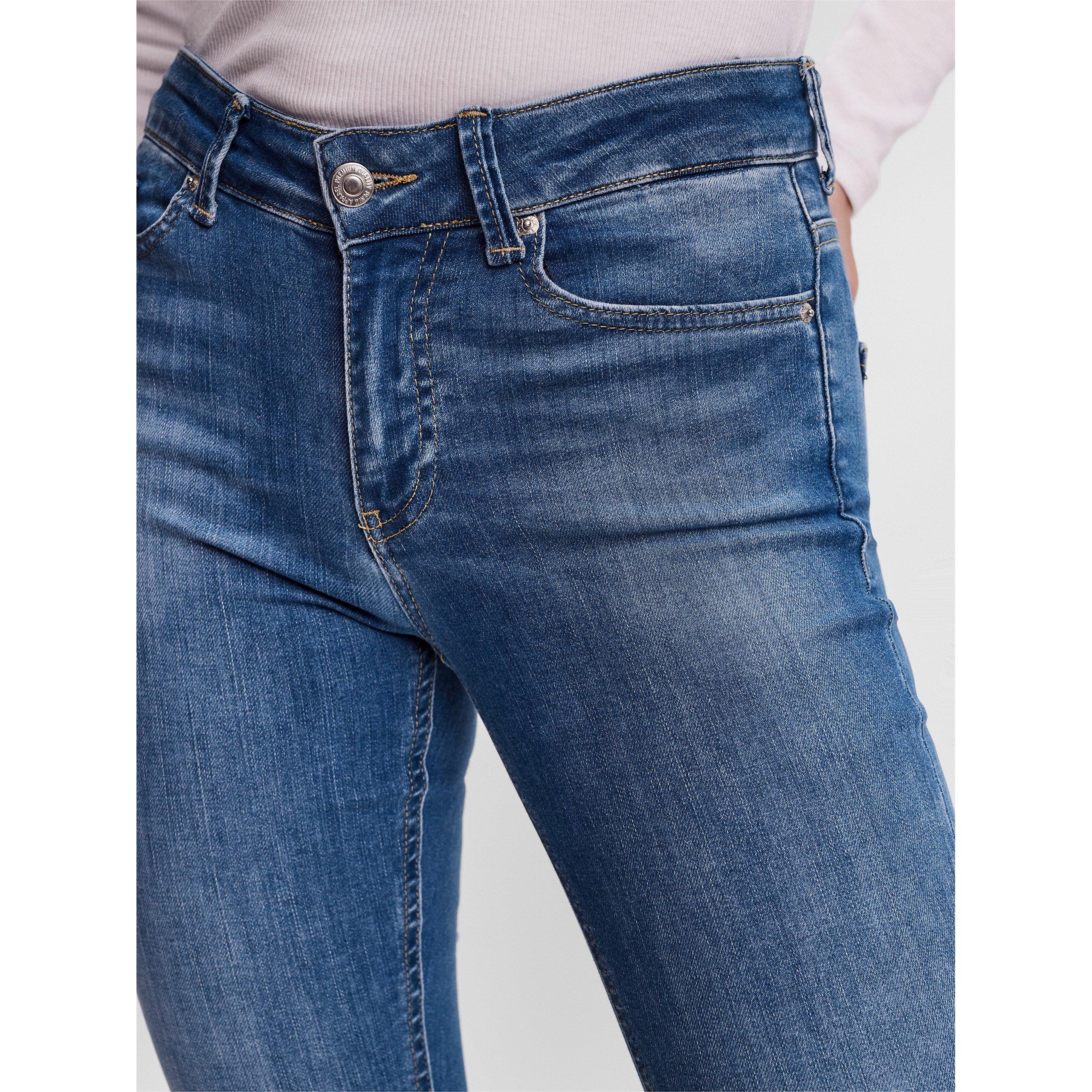 Mittleres Blau Denim - Vero Moda - Women's Skinny Jeans - 5