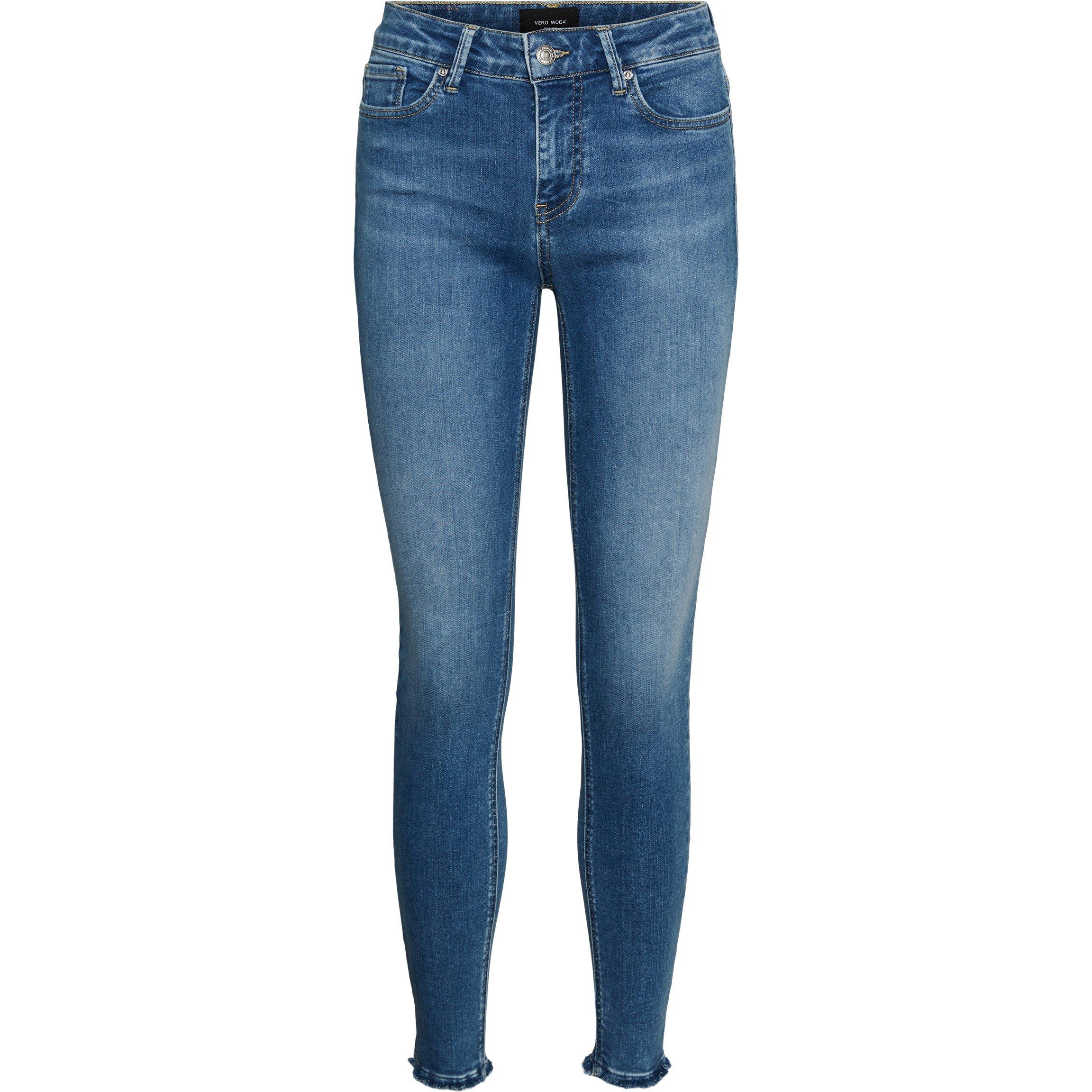 Mittleres Blau Denim - Vero Moda - Women's Skinny Jeans - 6
