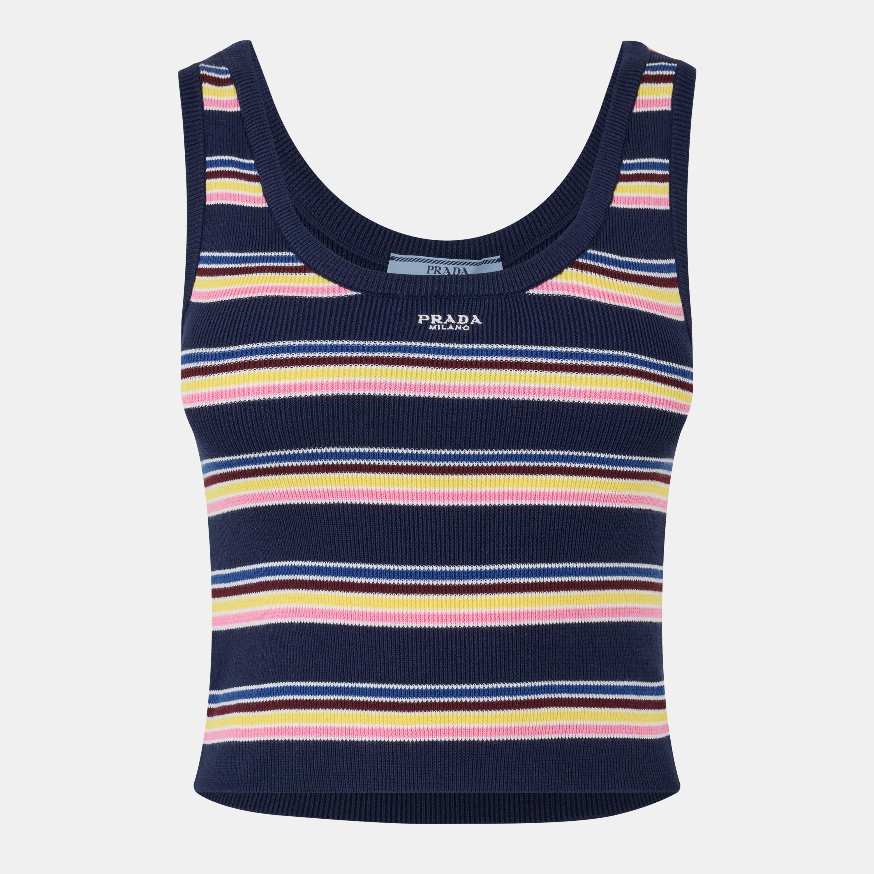 Prada Women's Striped Tank Vest | Cruise Fashion