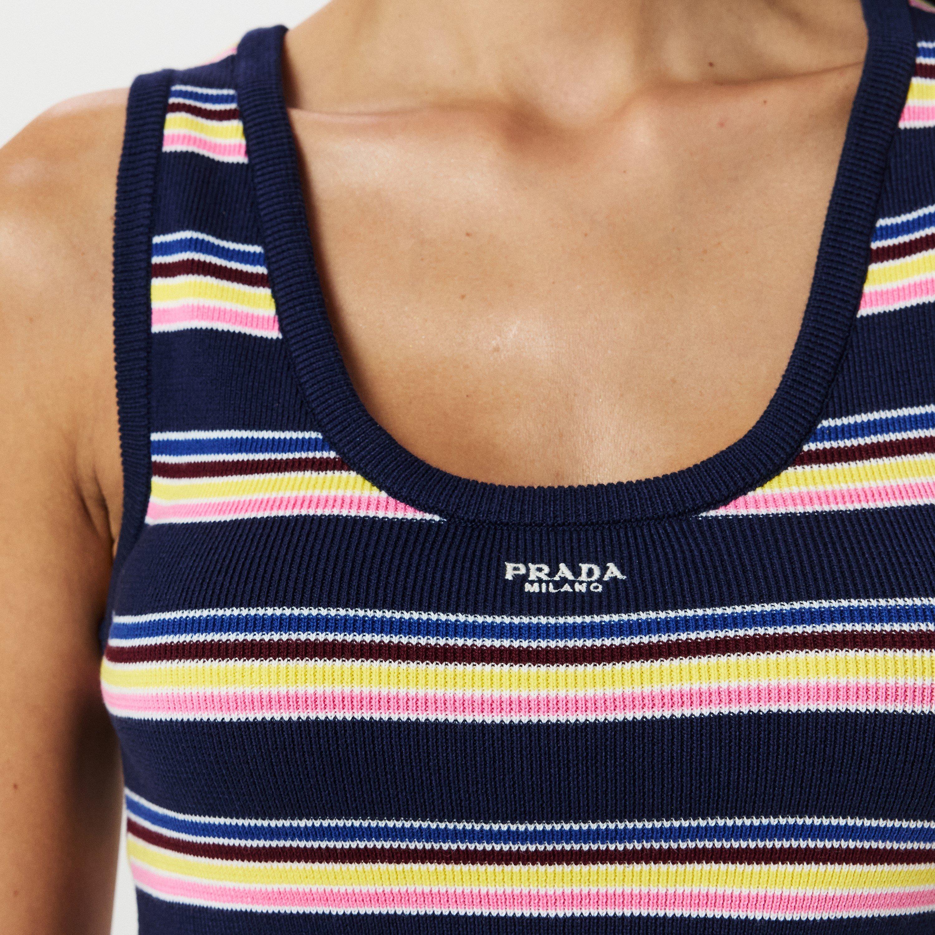 Prada | Women's Striped Vest | Tank Tops | Cruise Fashion
