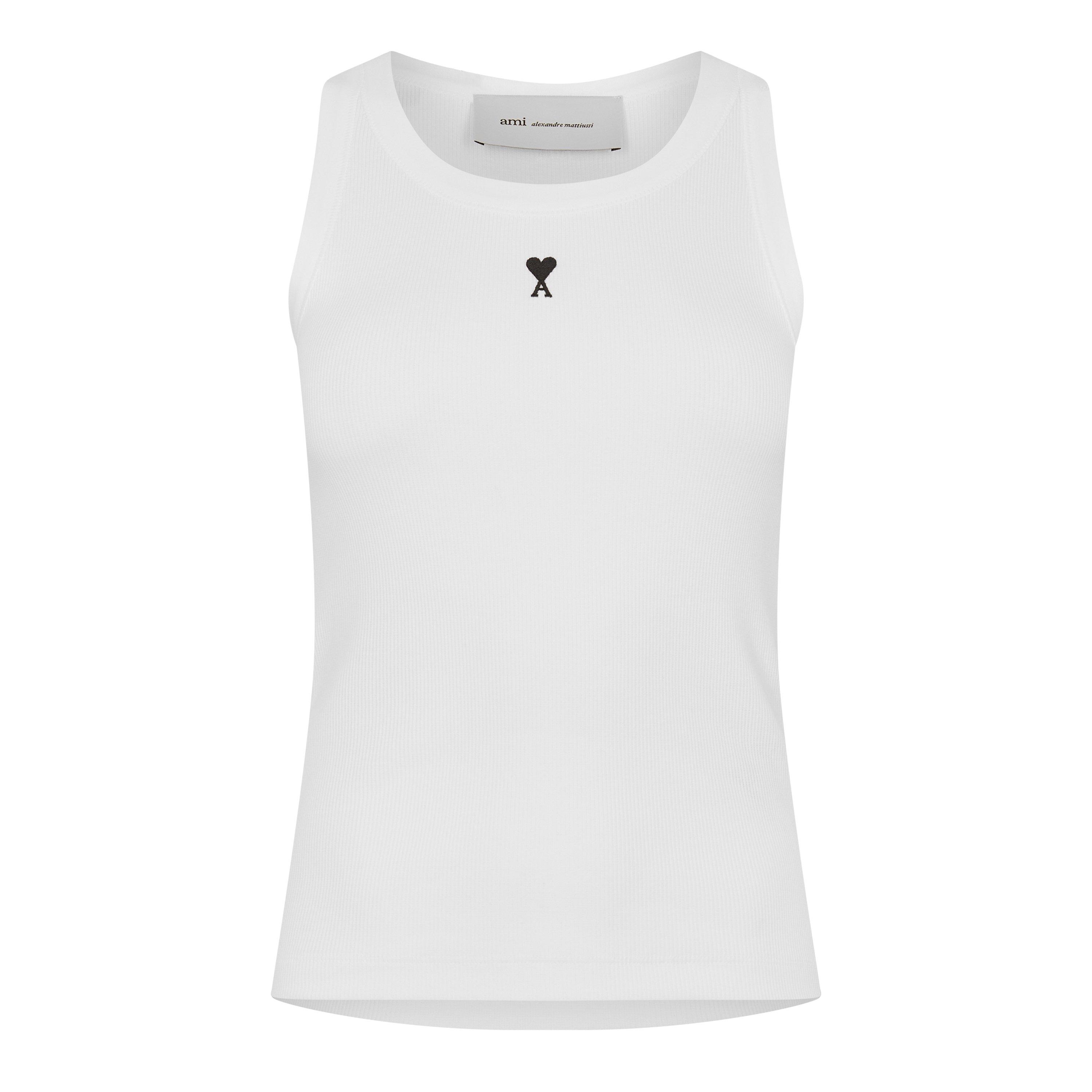 Blanc - Ami Paris - Women's De Caur Tank Vest - 1