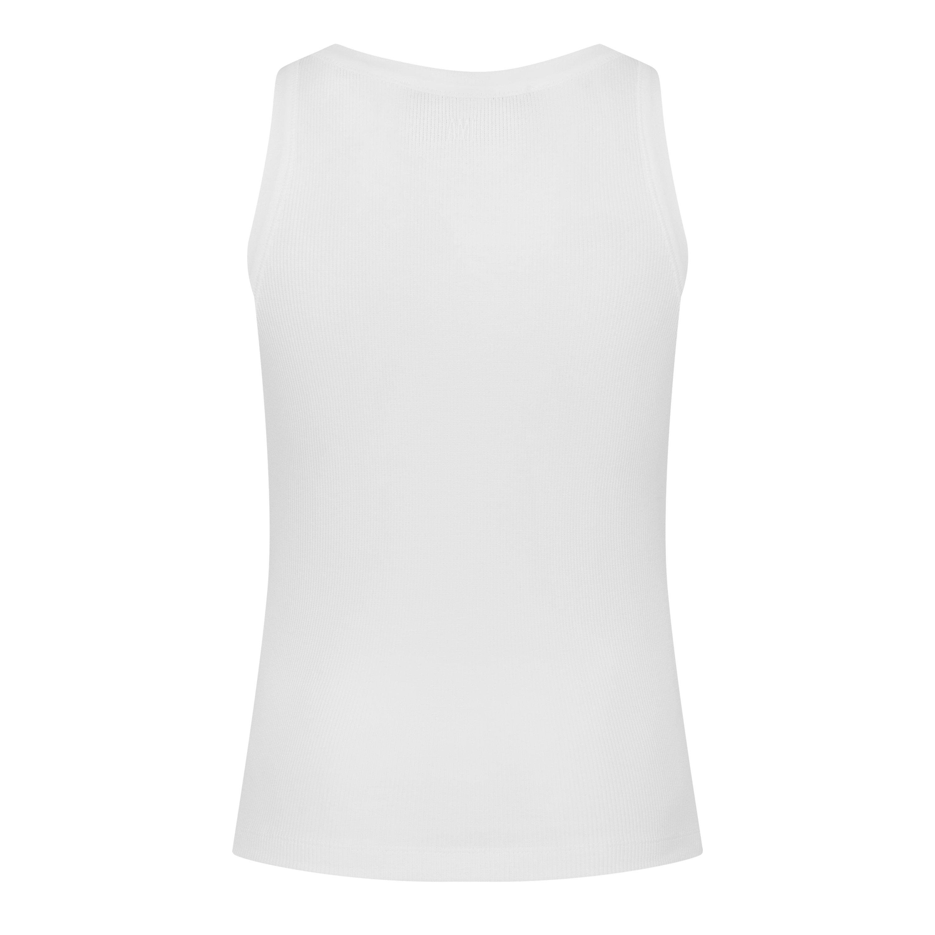 Blanc - Ami Paris - Women's De Caur Tank Vest - 2