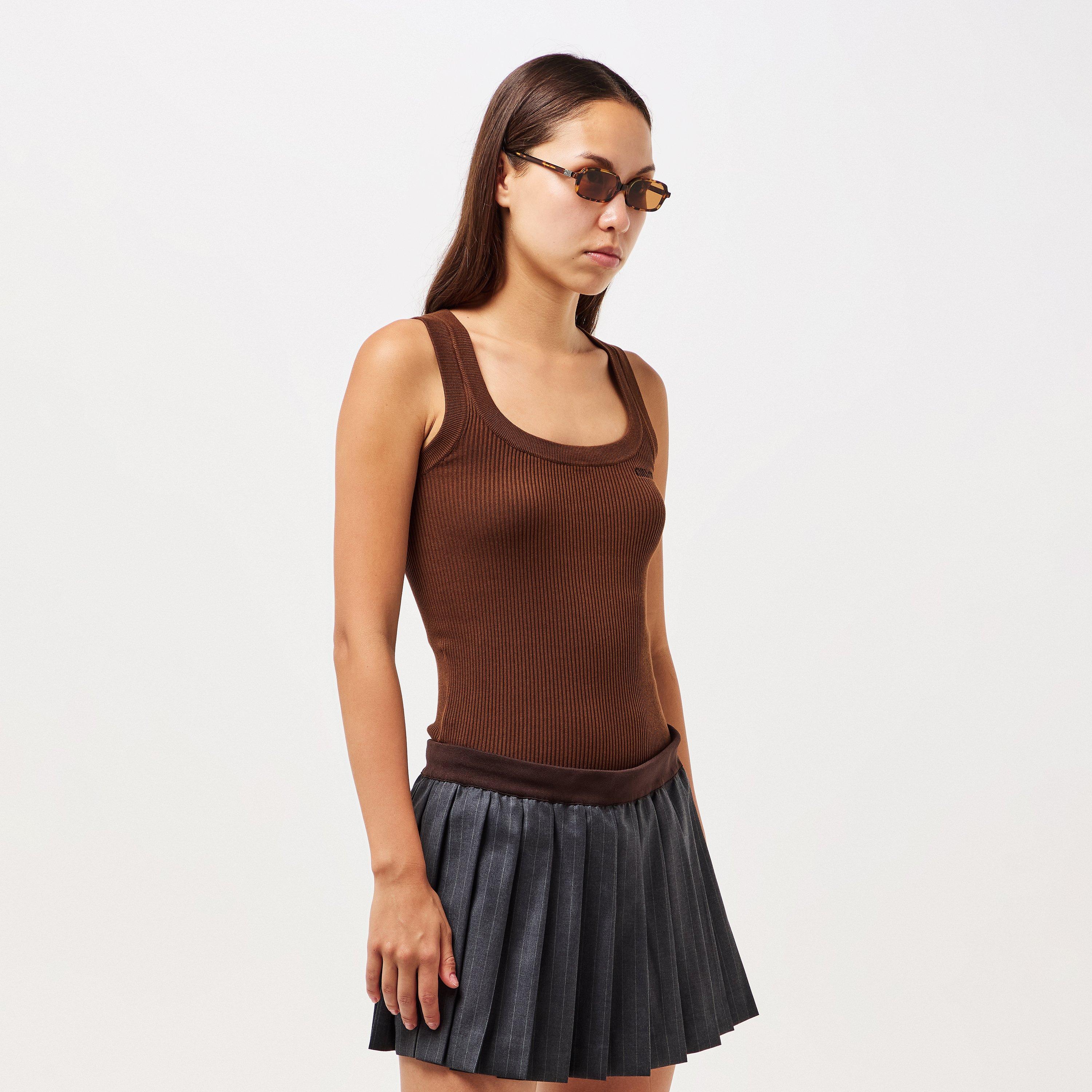 Cacao - Miu Miu - Women's Tank Top - 3