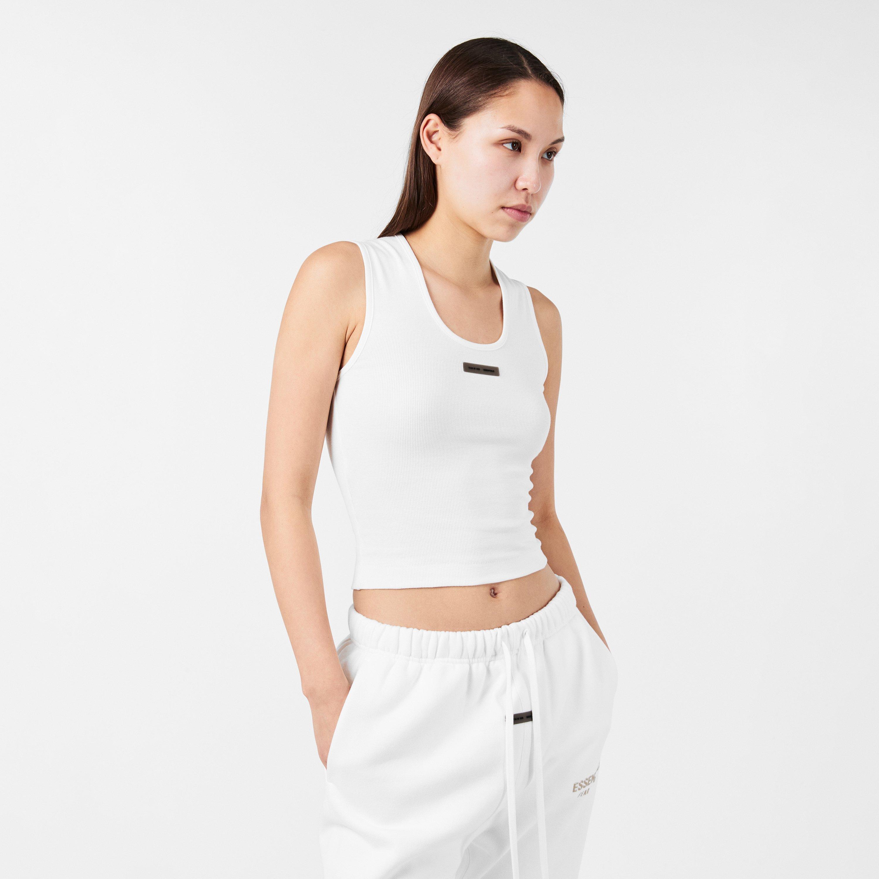 Cloud White - Fear Of God Essentials - Women's Ribbed Cami Top - 3