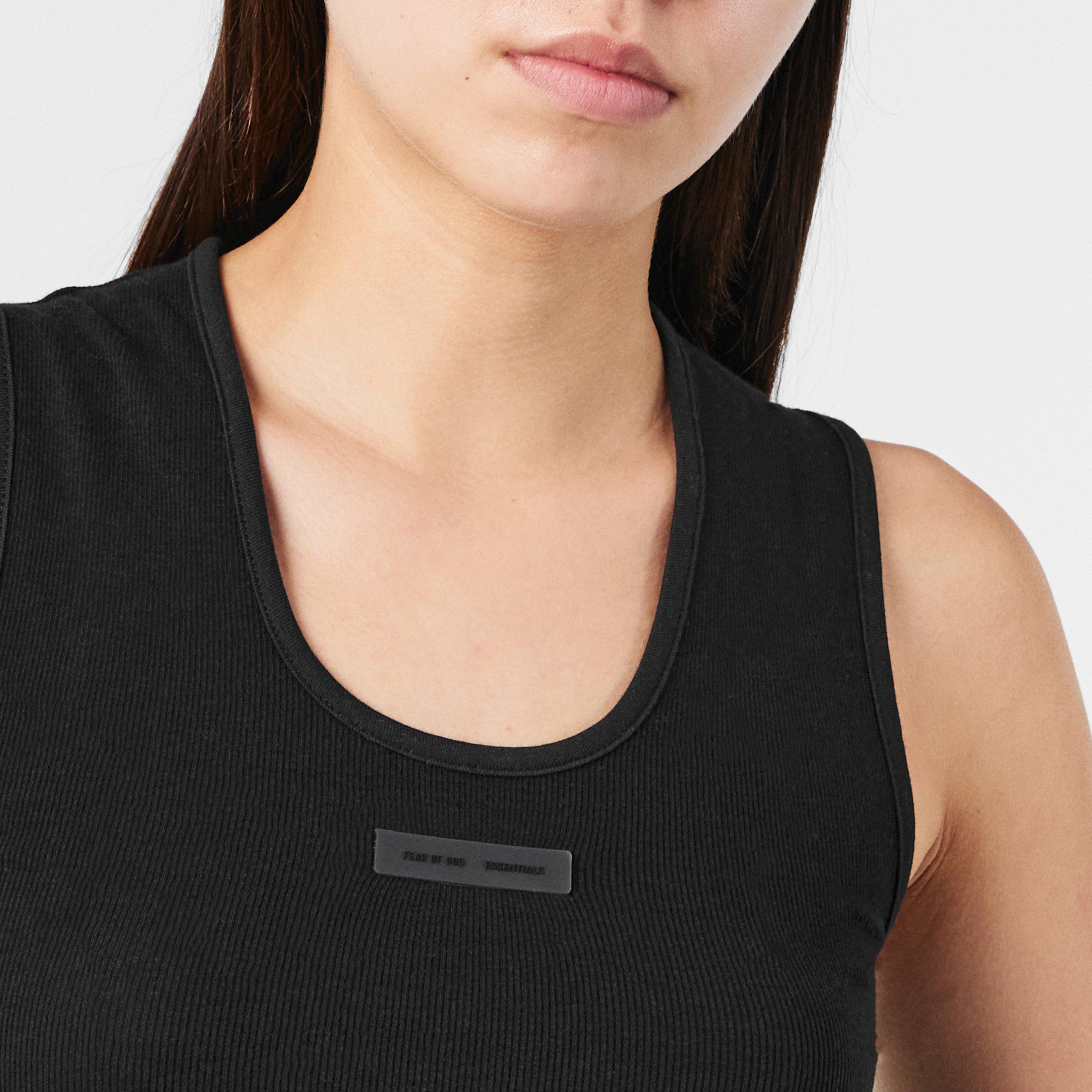 Jet Black - Fear Of God Essentials - Women's Ribbed Cami Top - 5
