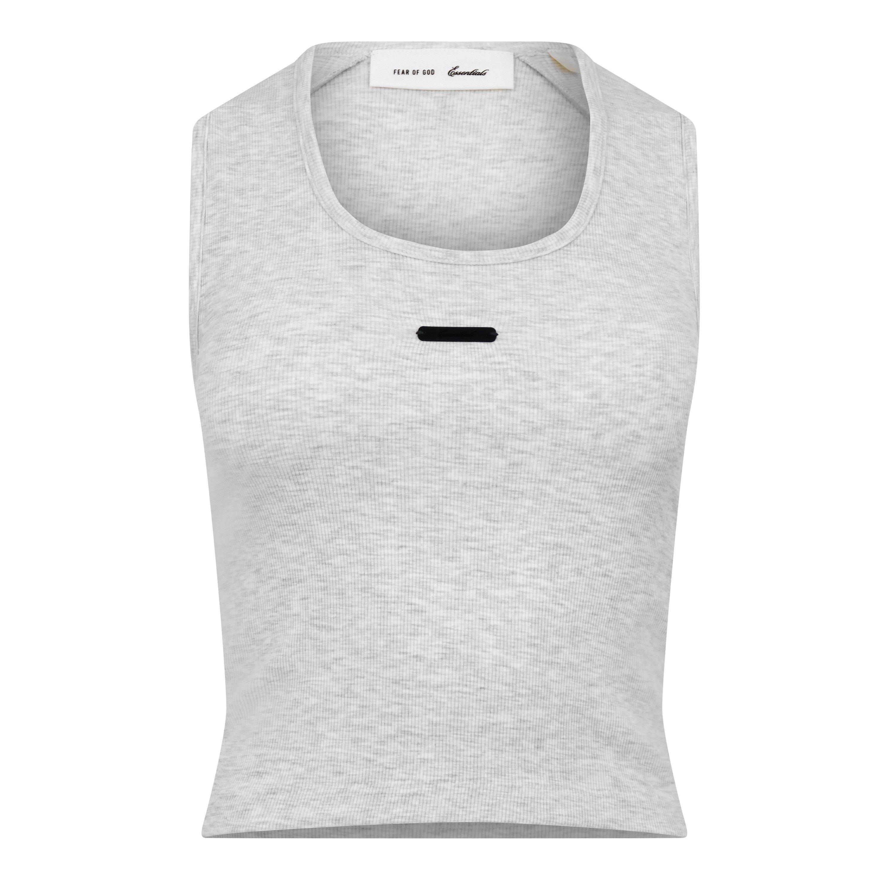 Oat Hthr - Fear Of God Essentials - Women's Ribbed Cami Top - 1