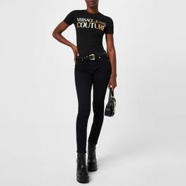 Versace Jeans Couture Logo Skinny Jeans