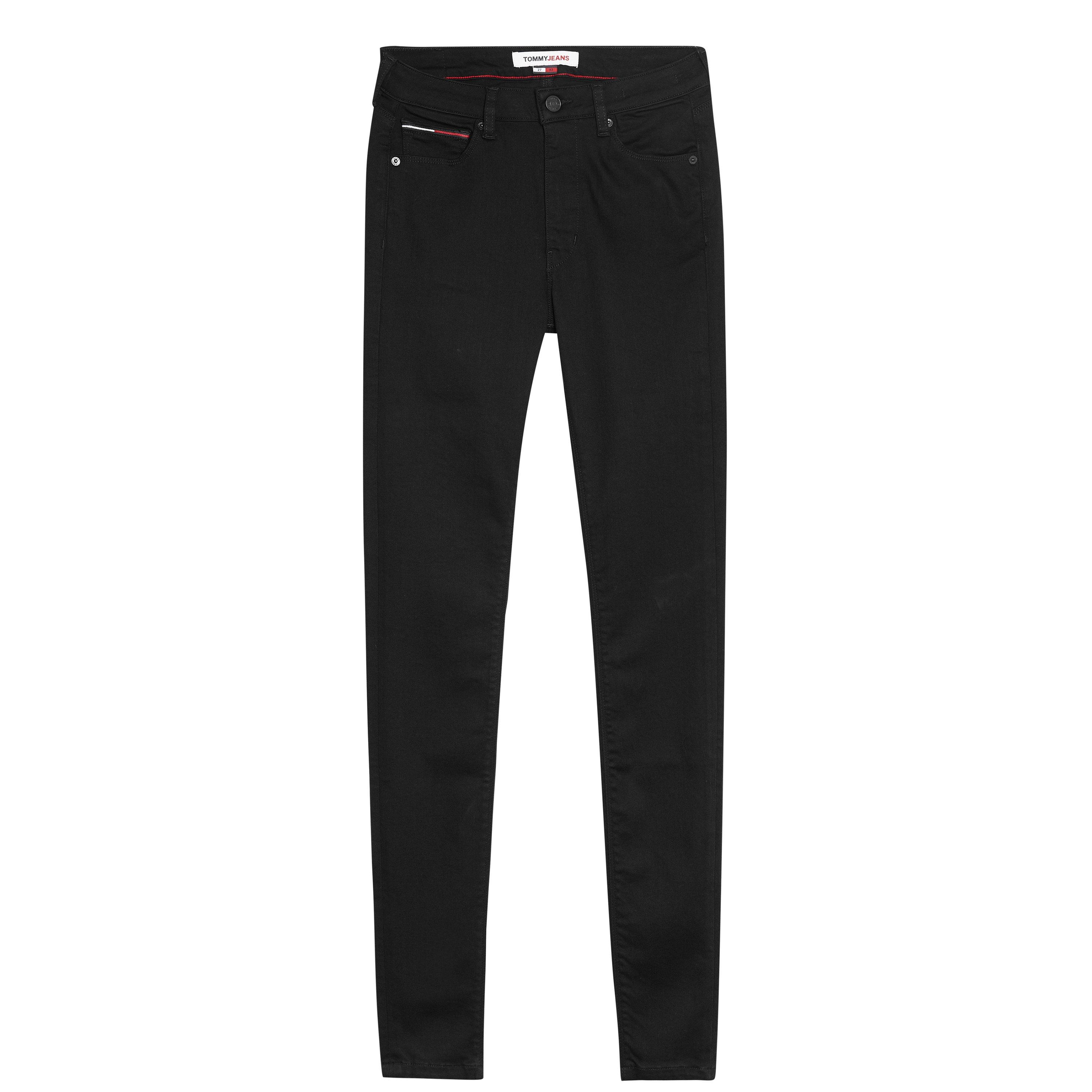 1BZ STATEN BLK - Tommy Jeans - Sylvia High Rise Super Skinny Jeans - 1