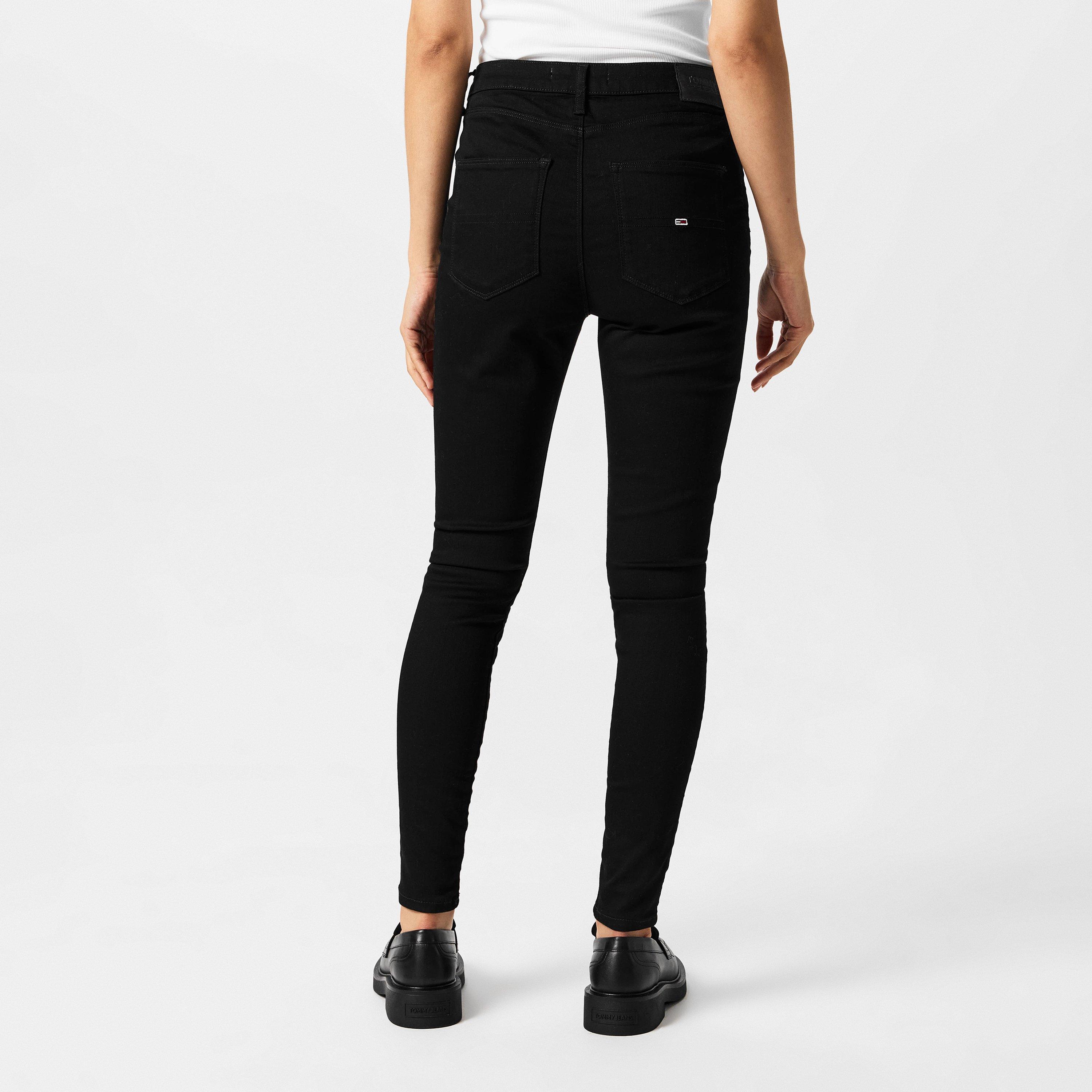 1BZ STATEN BLK - Tommy Jeans - Sylvia High Rise Super Skinny Jeans - 4
