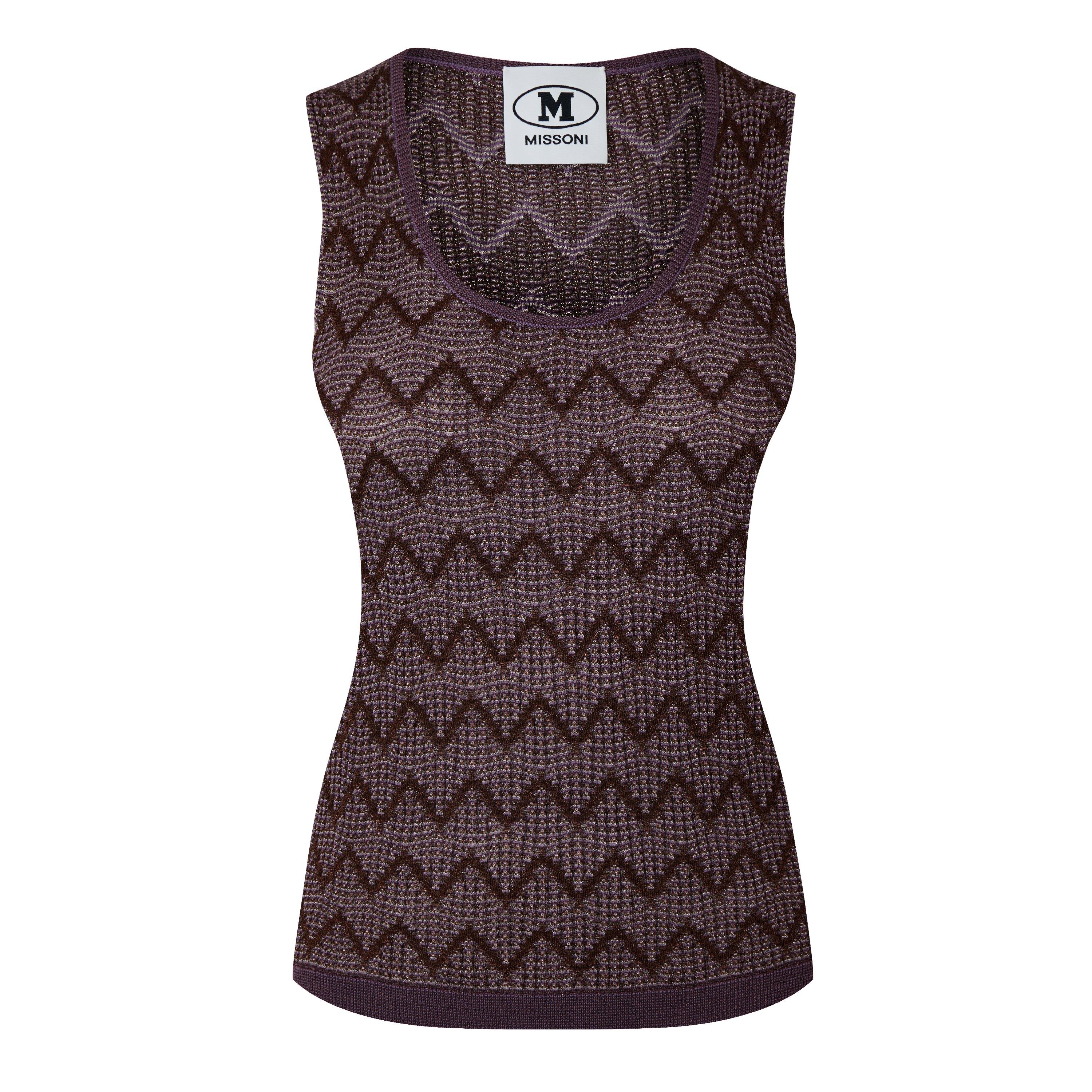 エムミッソーニ M MISSONI タンクトップ 中古 ミッソーニ MISSONI タンクトップ サマーニット