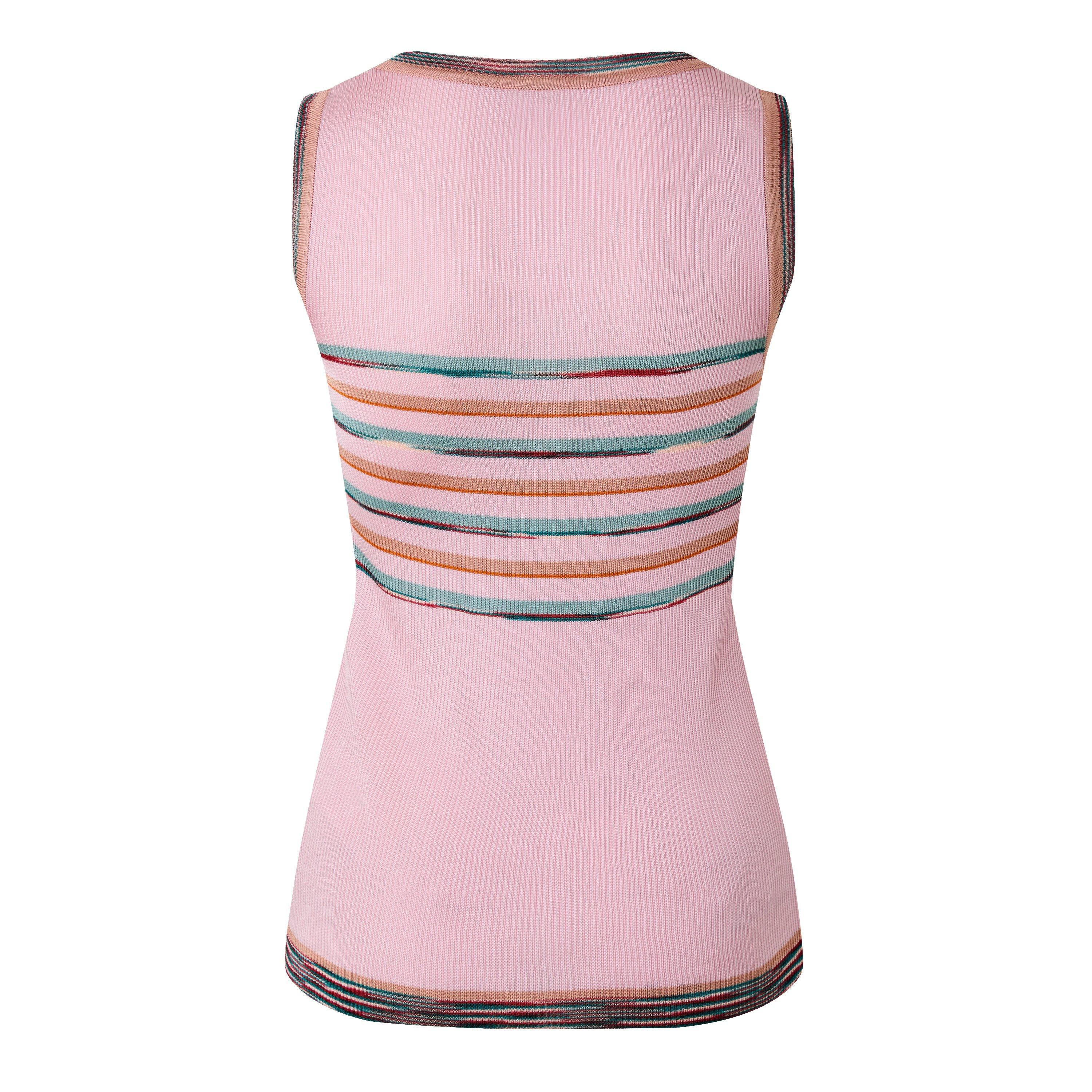 Multicolor - Missoni - Knitted Tank Top - 2