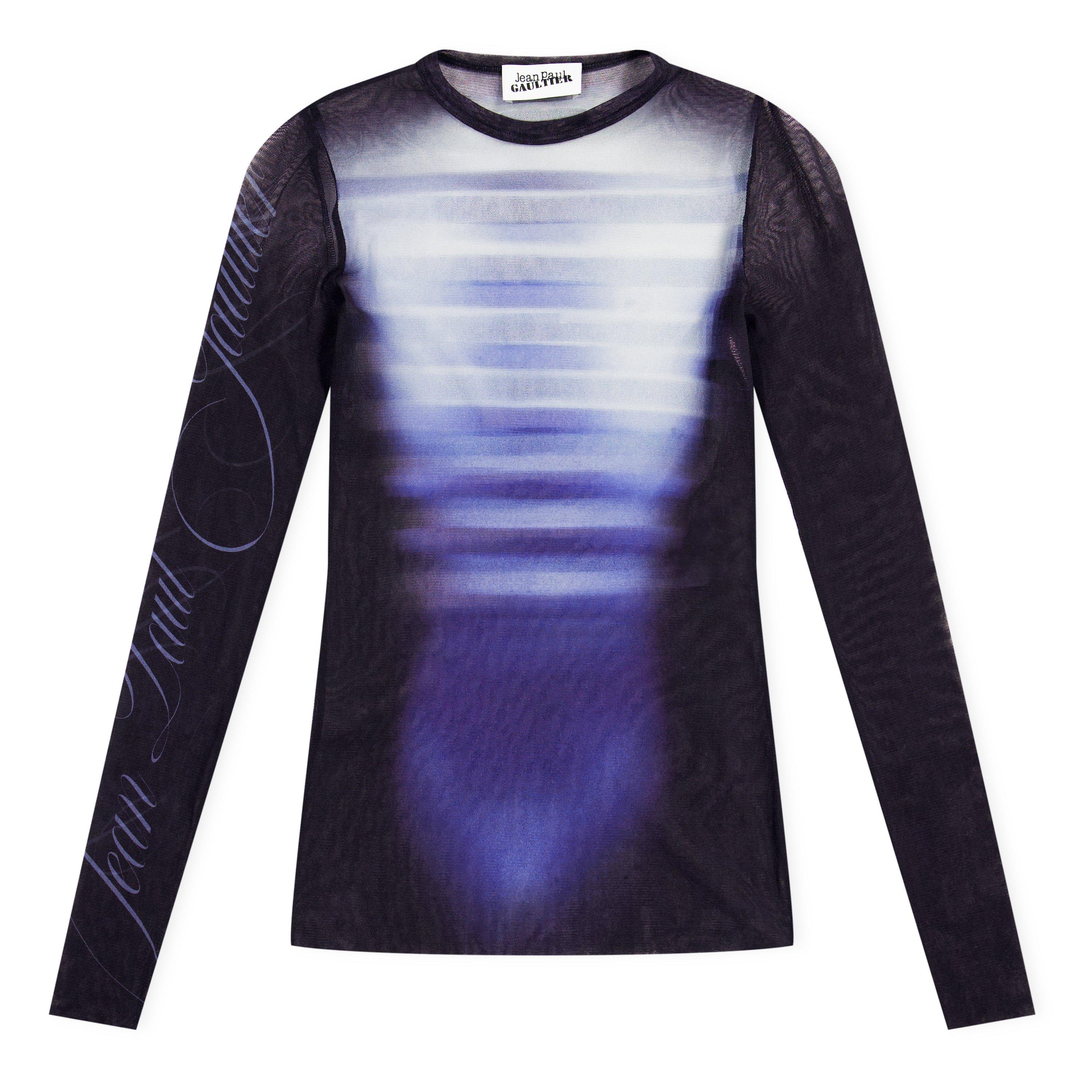 Navy - Jean Paul Gaultier - Women's Long-Sleeve T-Shirt - 5