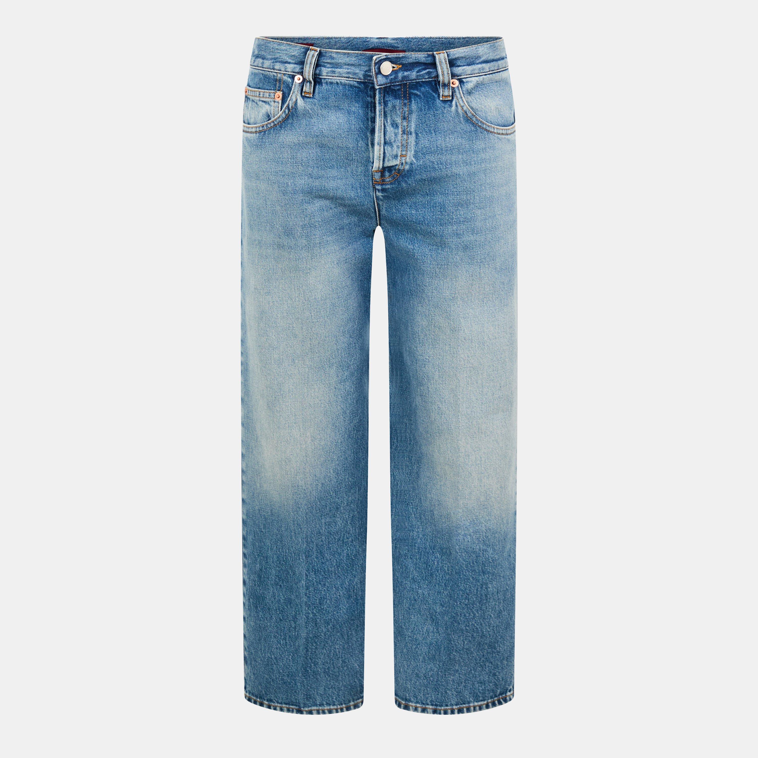 Light Blue - Gucci - Women's Stretch Slim Fit Jeans - 1