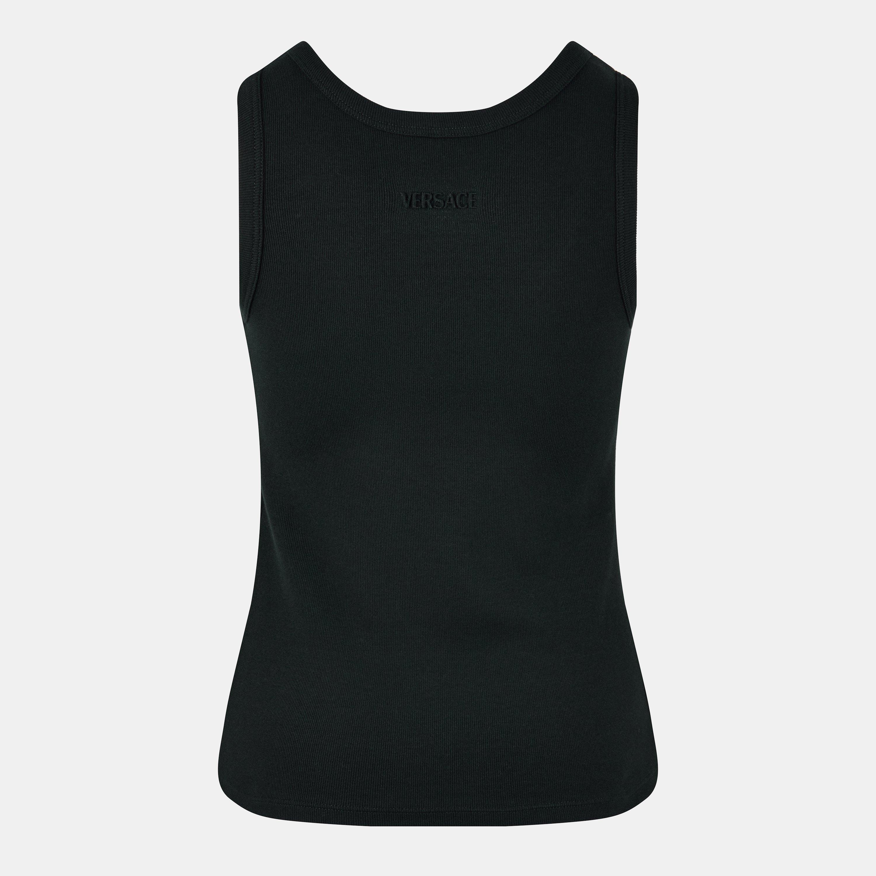 Black - Versace - Women's Safety Pin Vest - 2